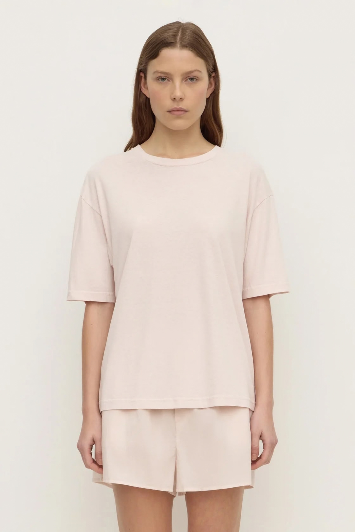 Kira Cotton Hemp Tee - Soft Rose