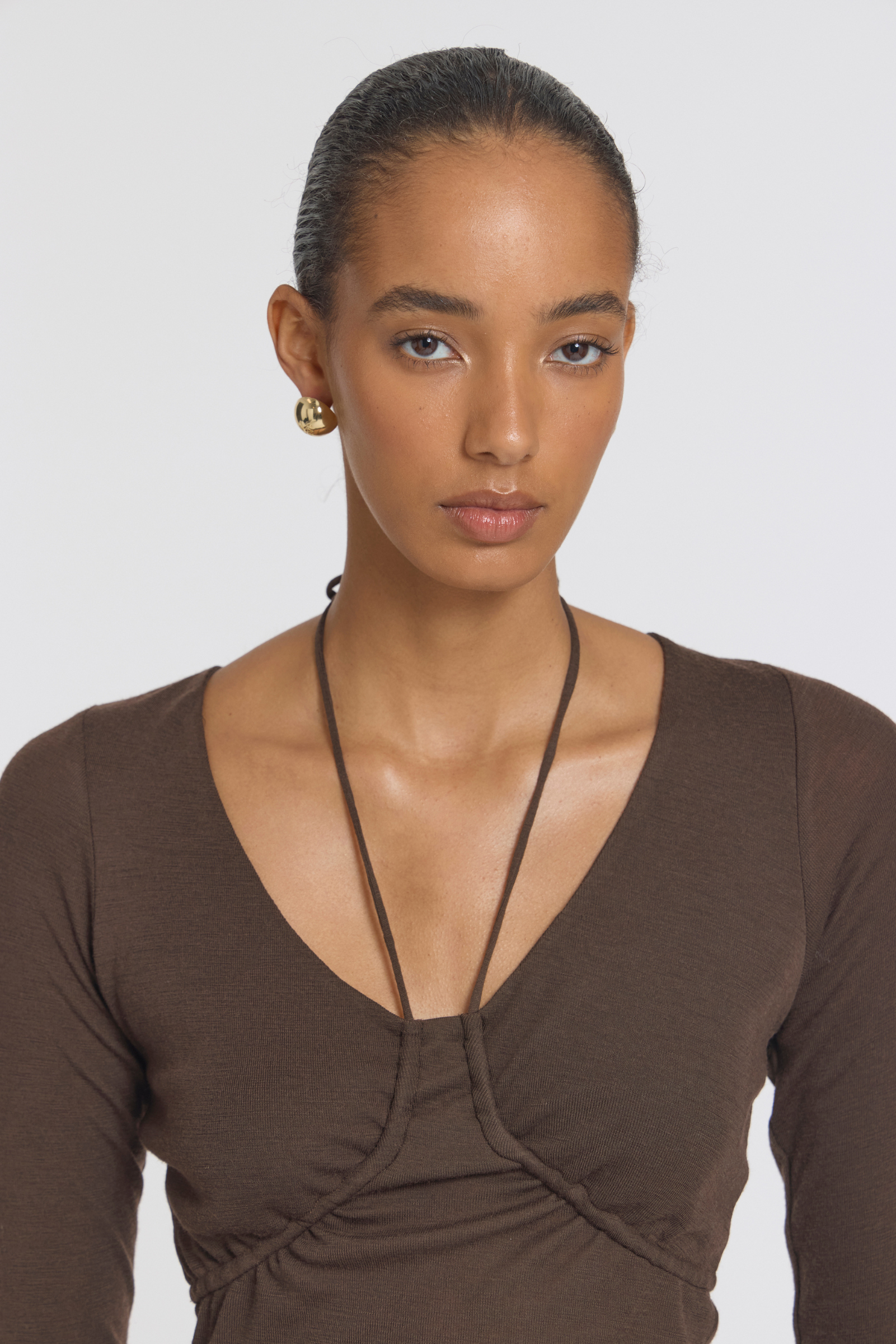 Priscilla Top - Chocolate