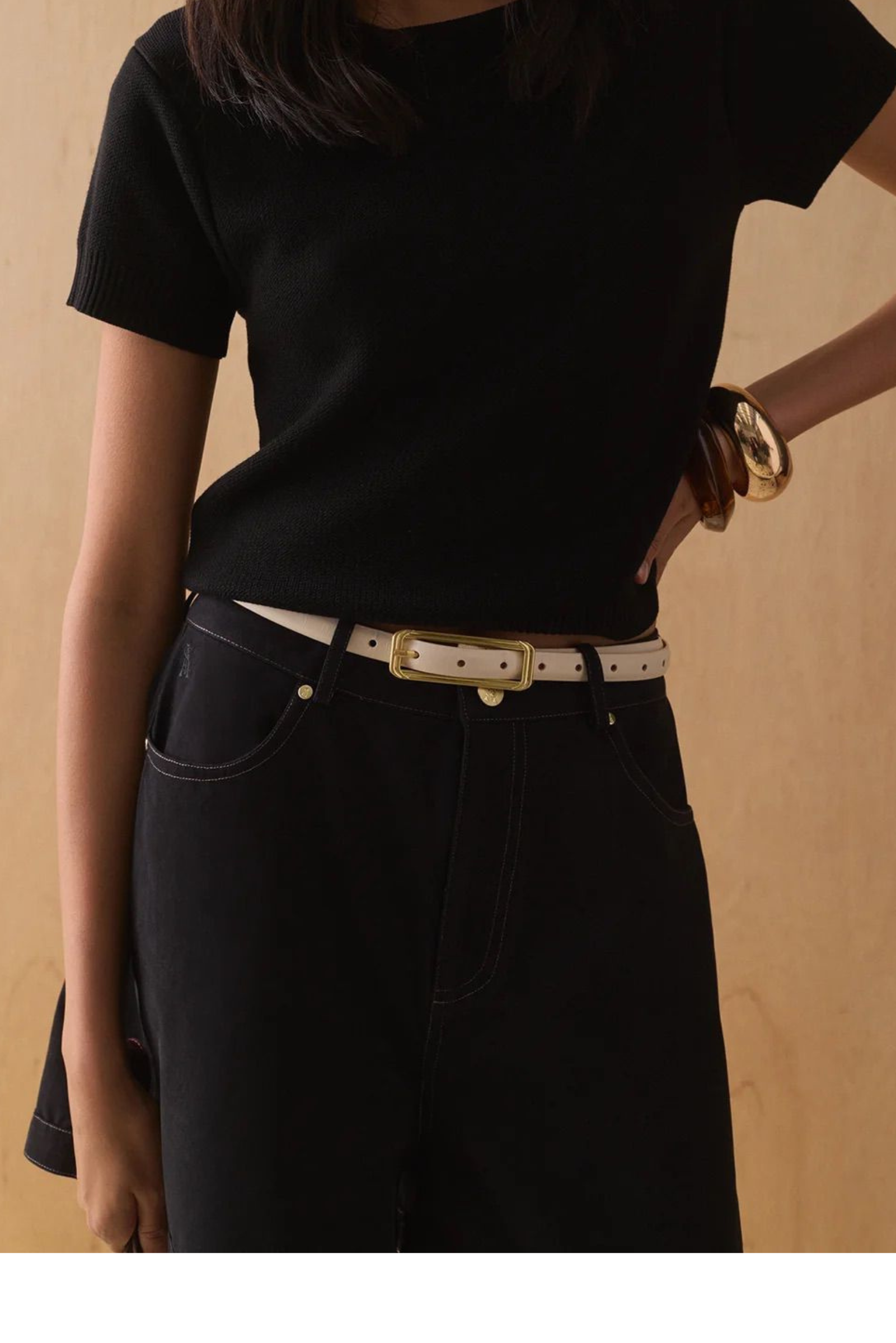 The Picarra Belt - Ecru