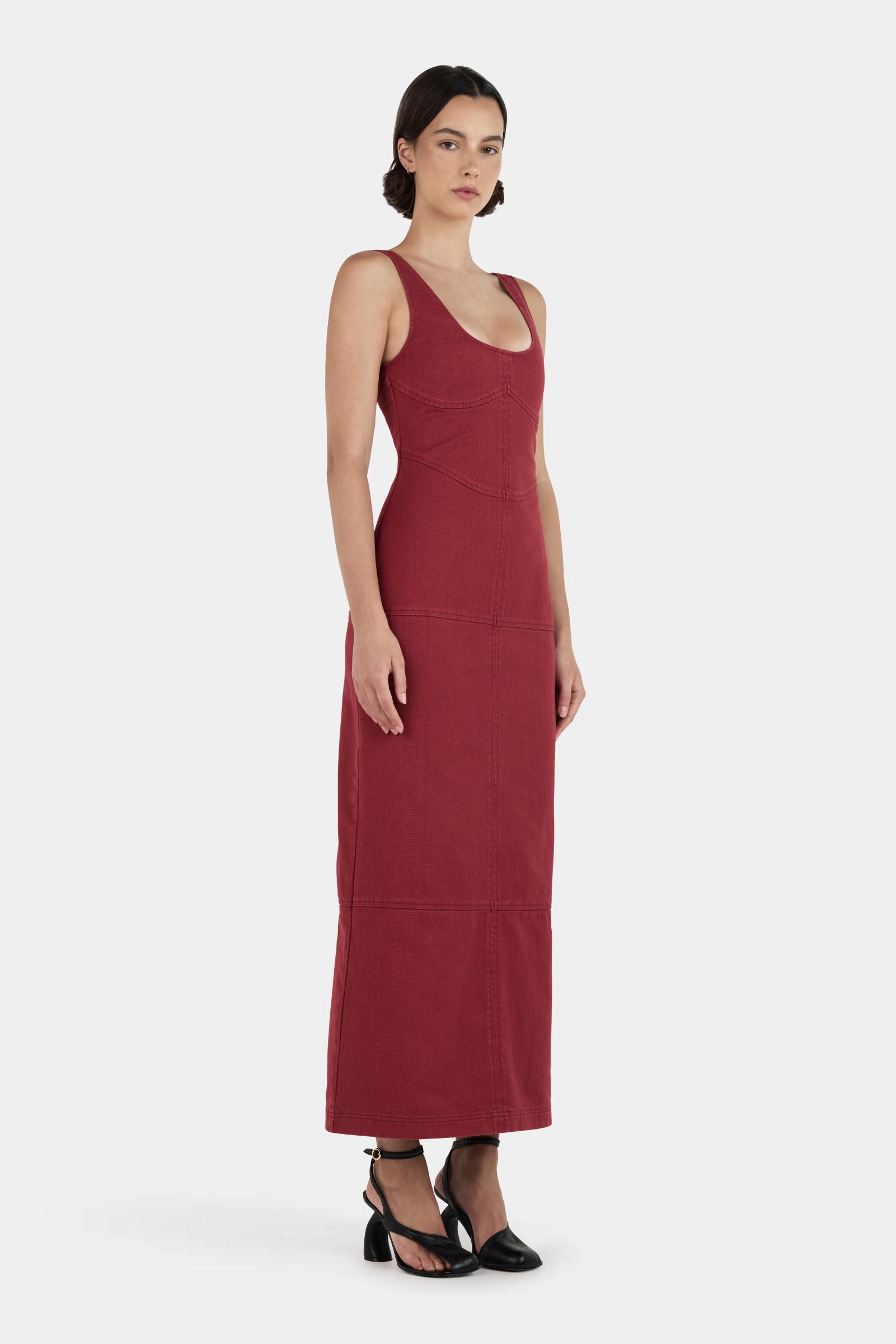 Angelique Denim Dress - Chilli