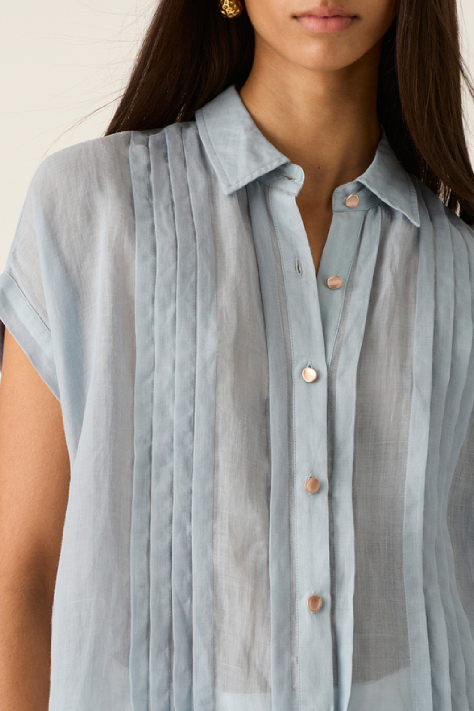 Alessia Shirt - Aura Blue