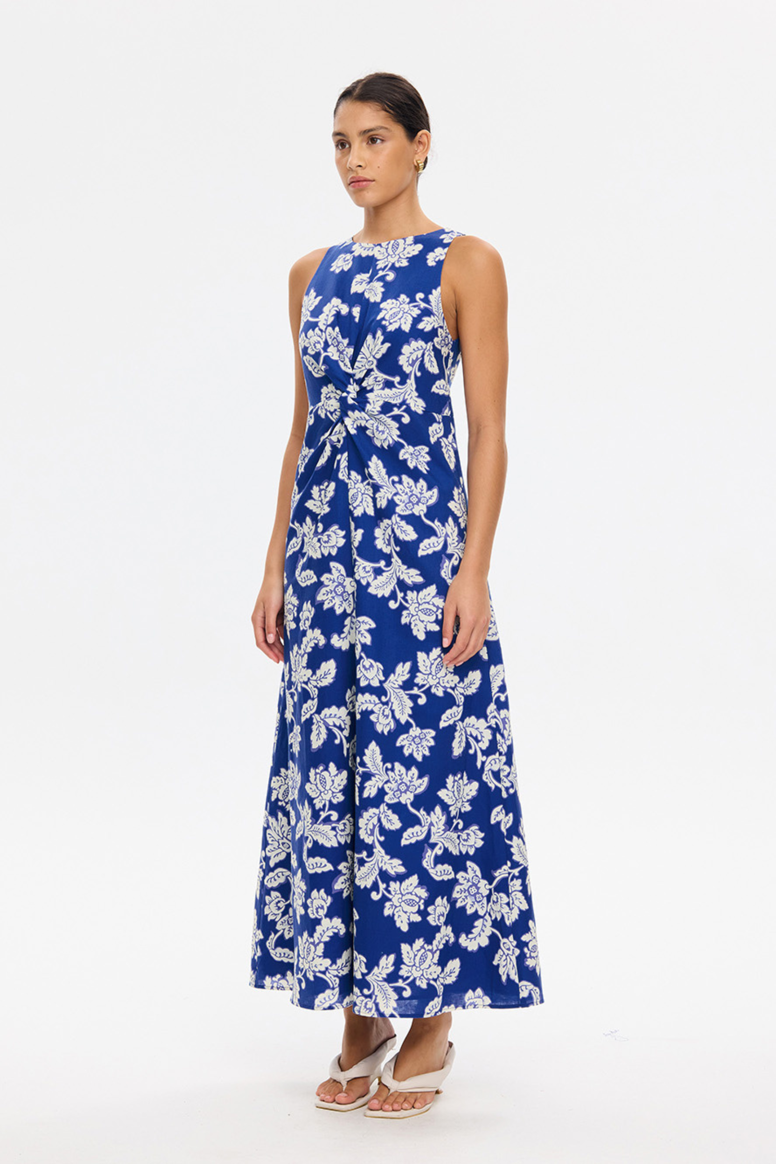 Linda Maxi Dress  - Blue