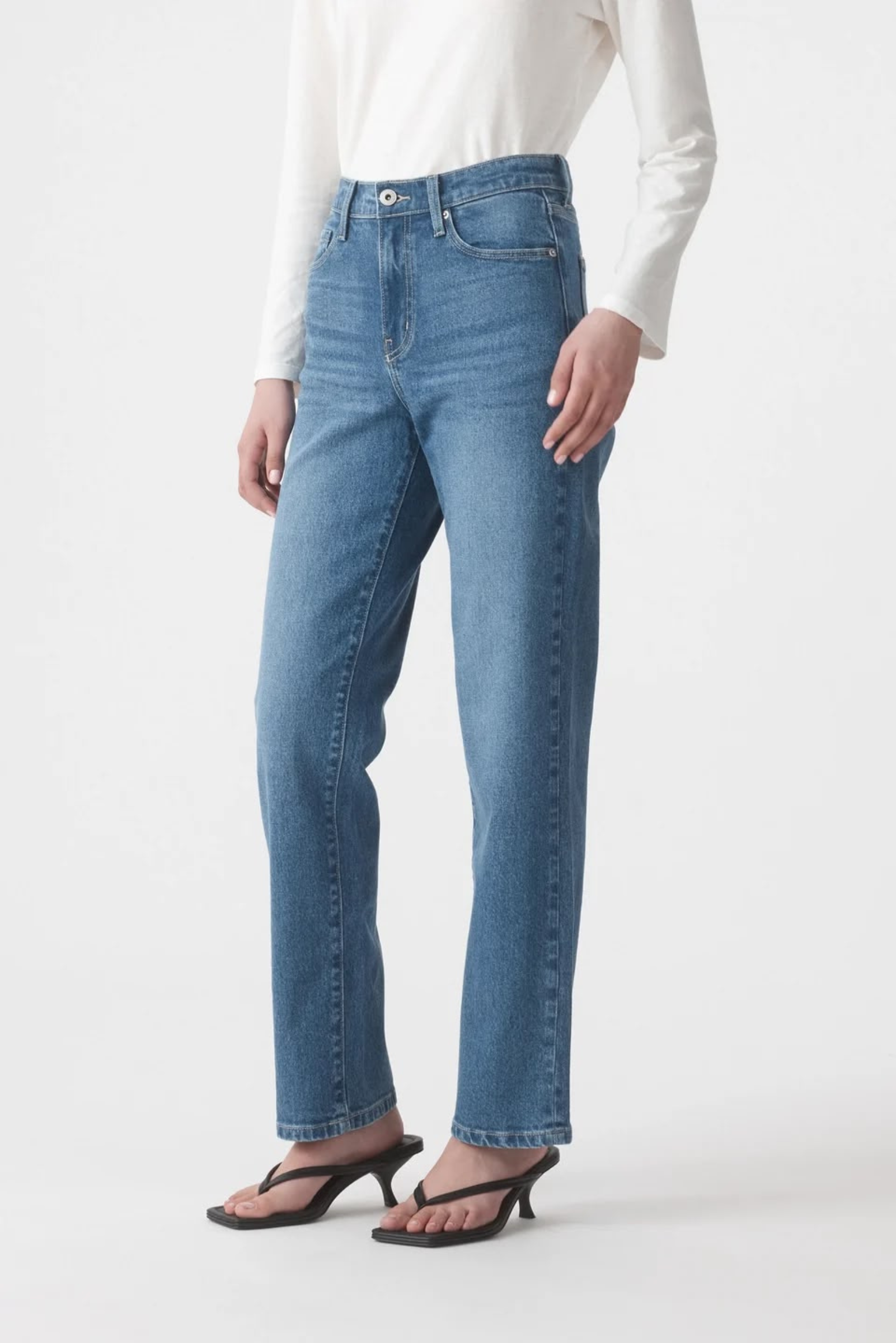 Zoe Straight Leg Jeans  - Liberty