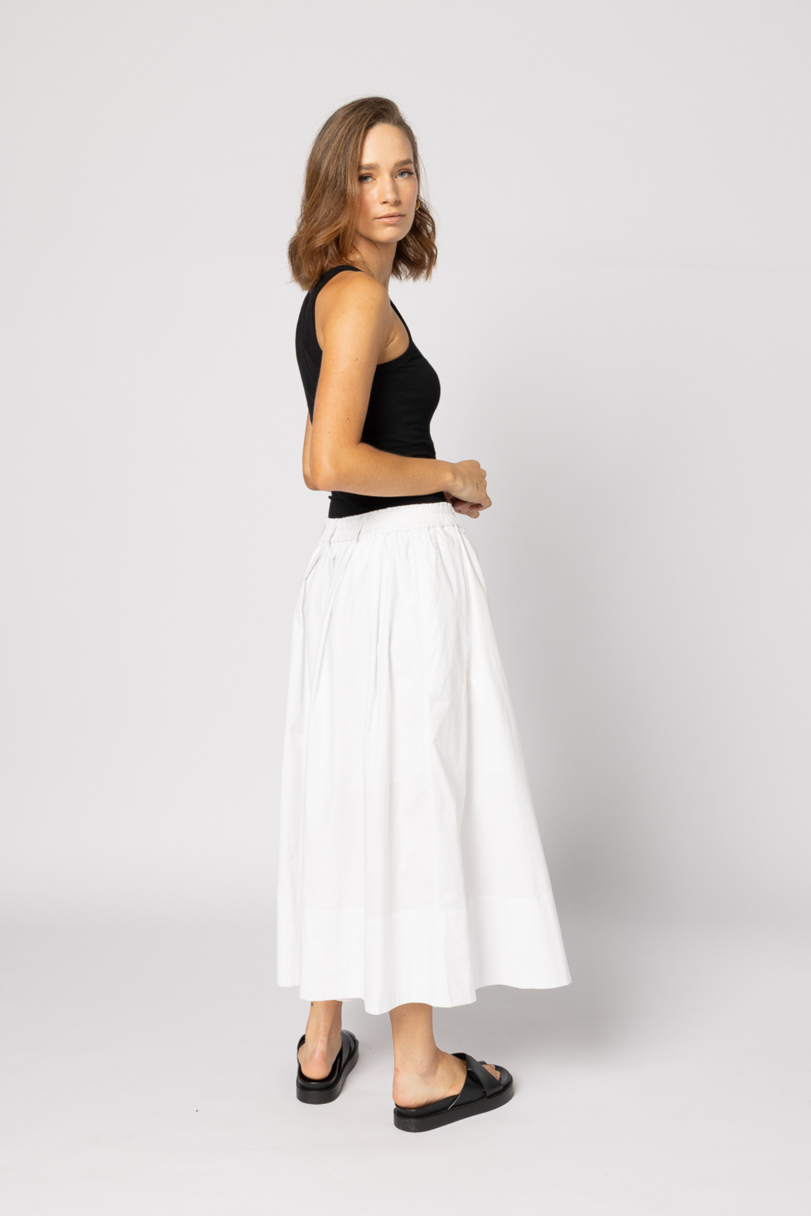 Direction Skirt - White