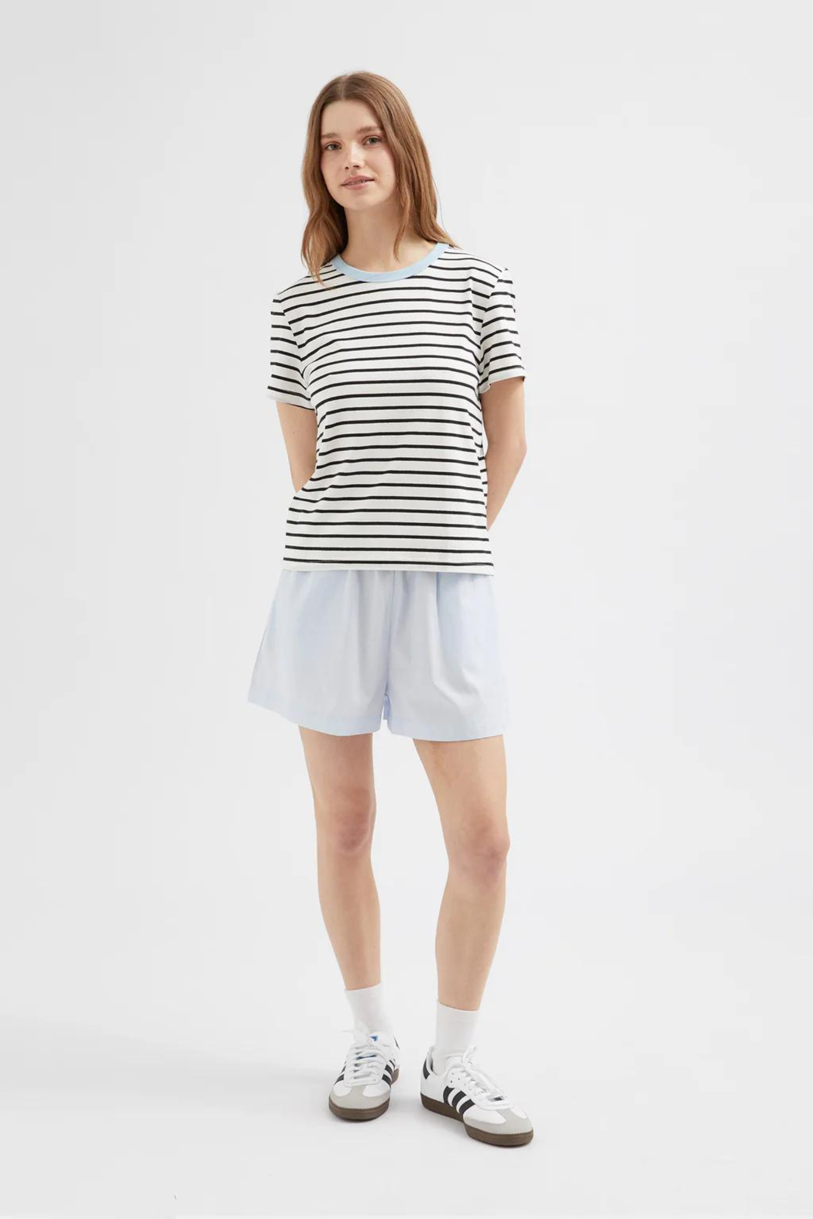 Striped Tee - Black & White