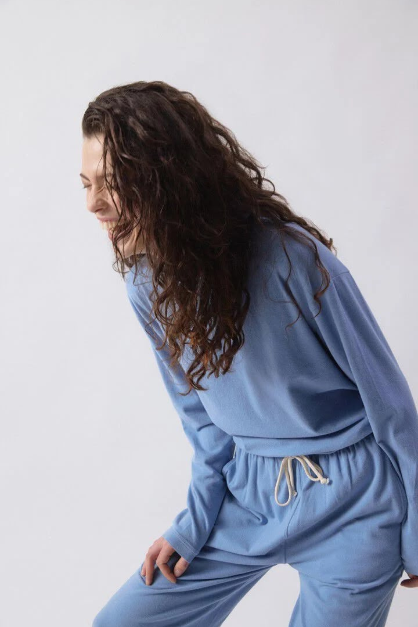 Ypawood L/S Tee - Blue