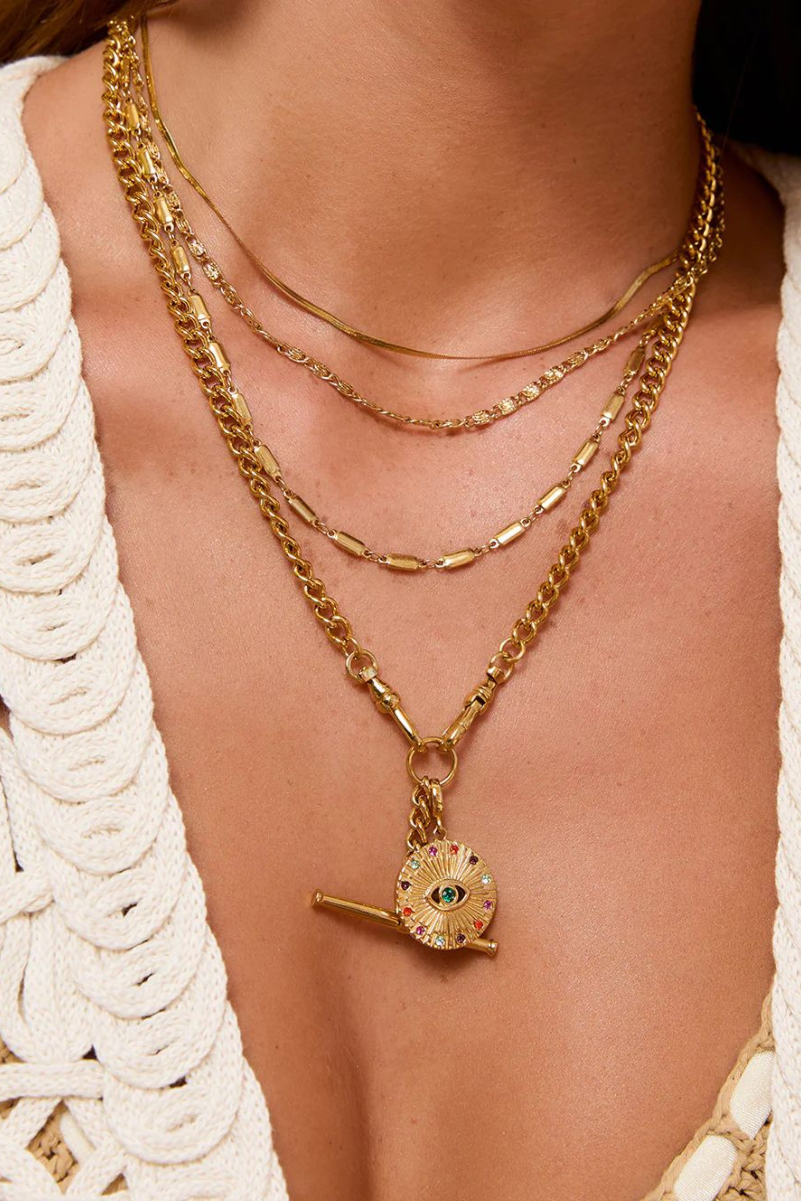 Kiara Necklace - Gold