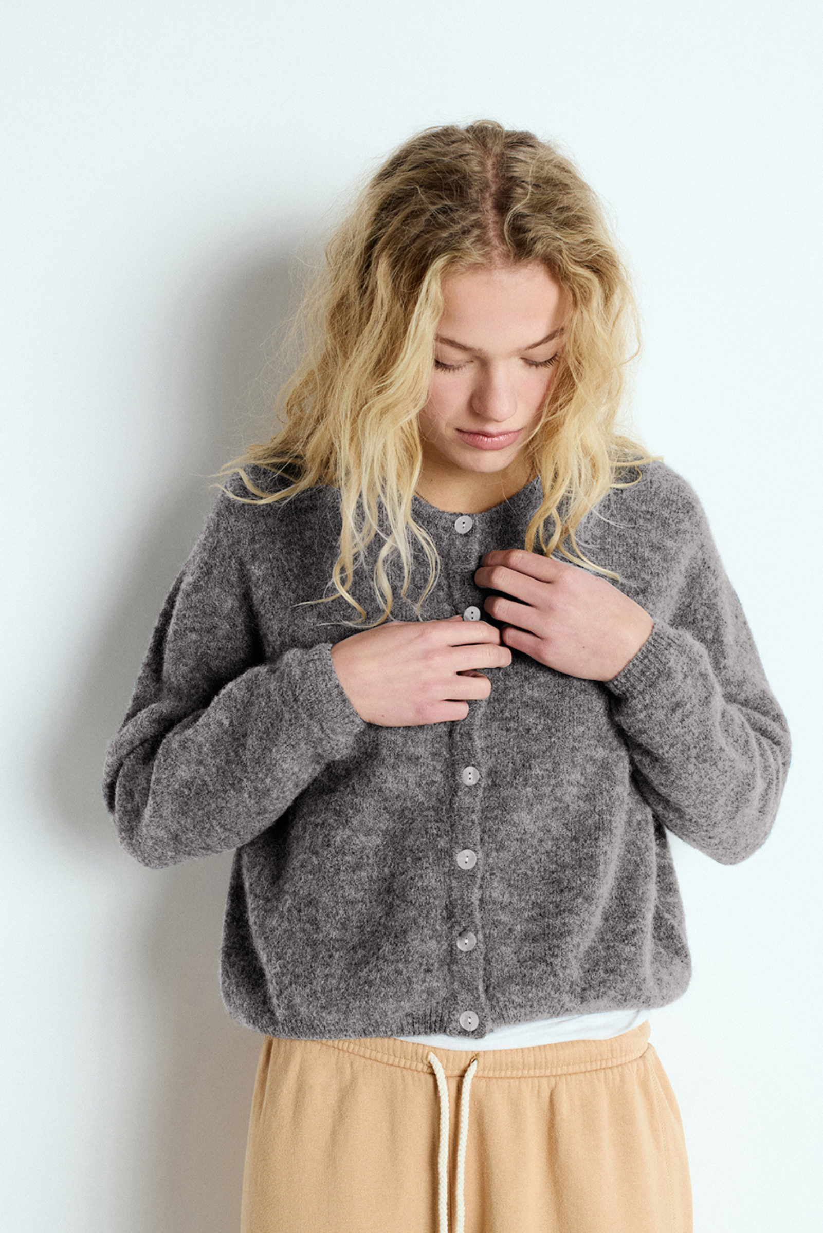 Vitow Cardigan - Steel Melange
