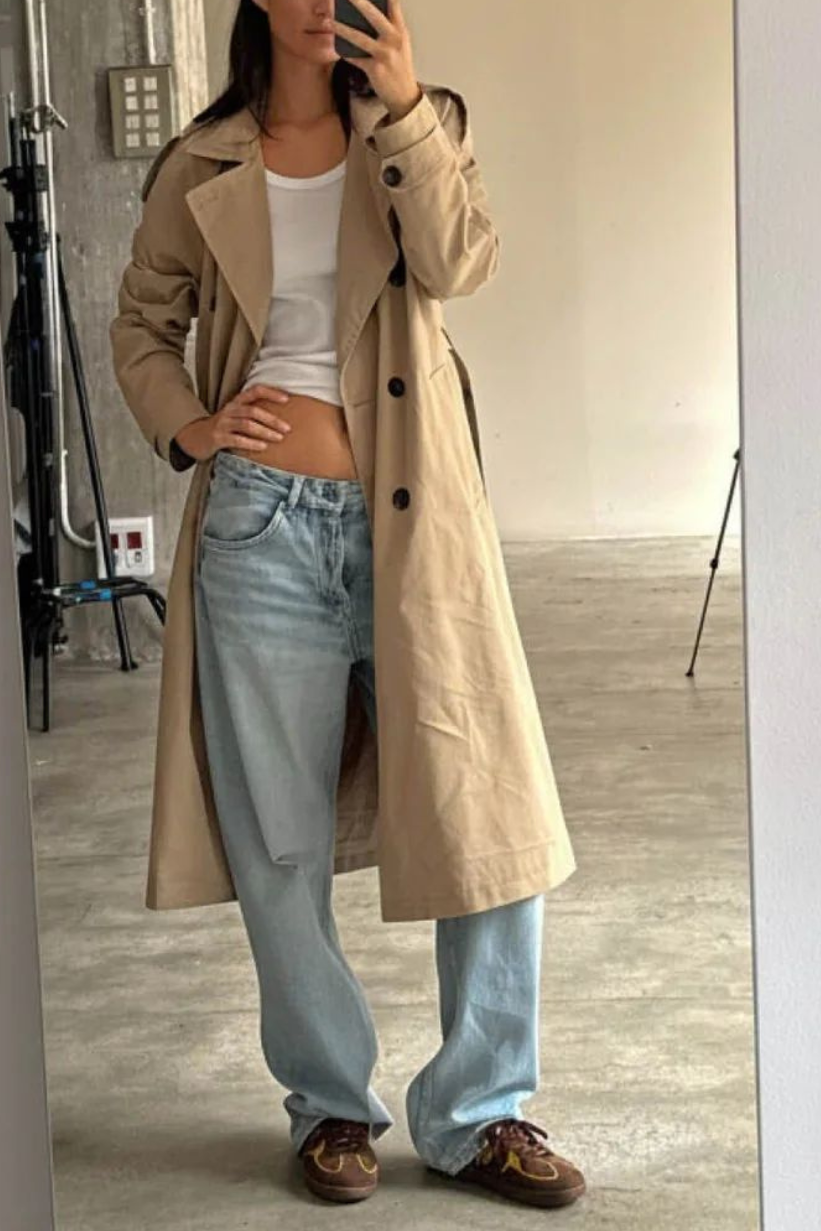 Tb.490 Rife Leather Sneakers - Chocolate Brown