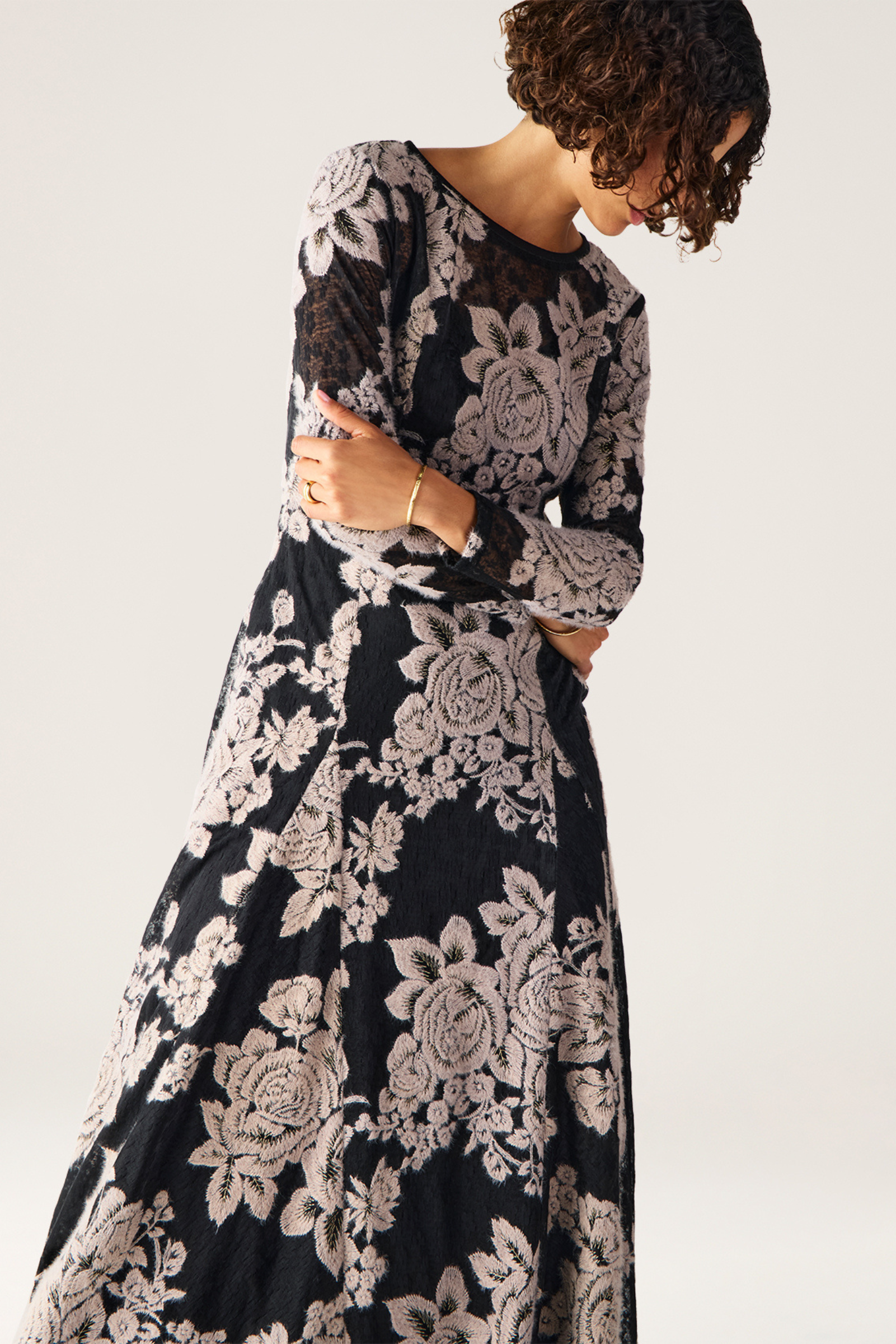Brigitte Maxi Dress - Black