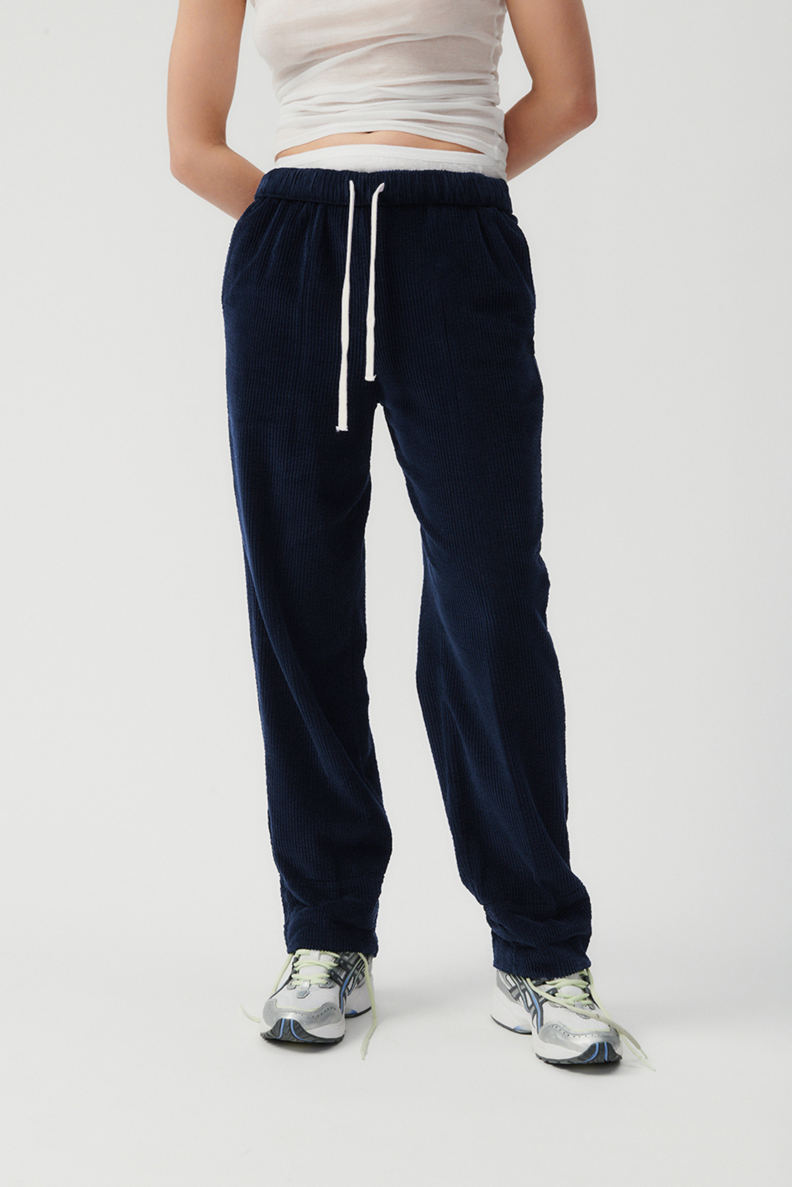 American Vintage Cord Pants - Navy