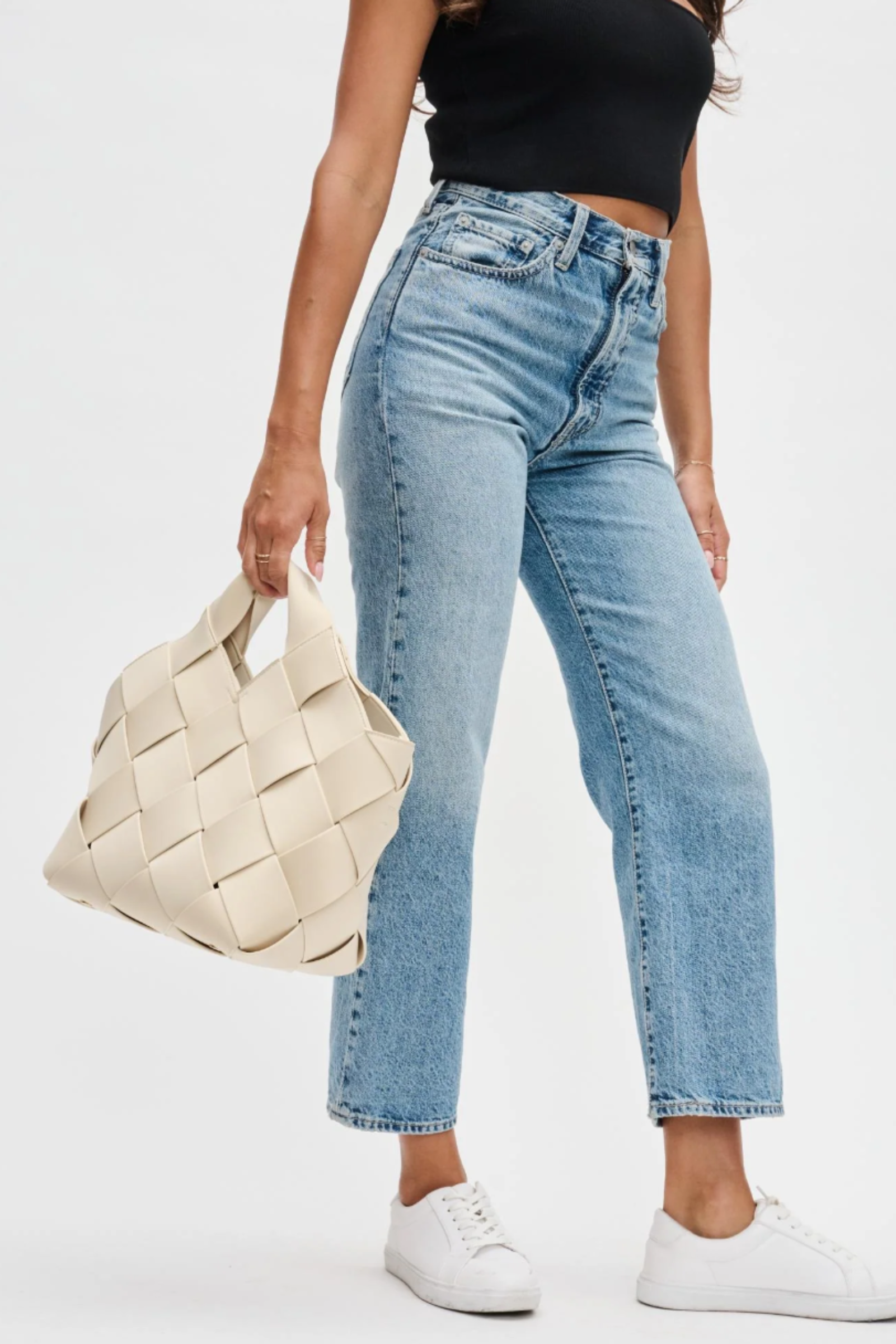 Resilience Woven Neoprene Bag - Cream