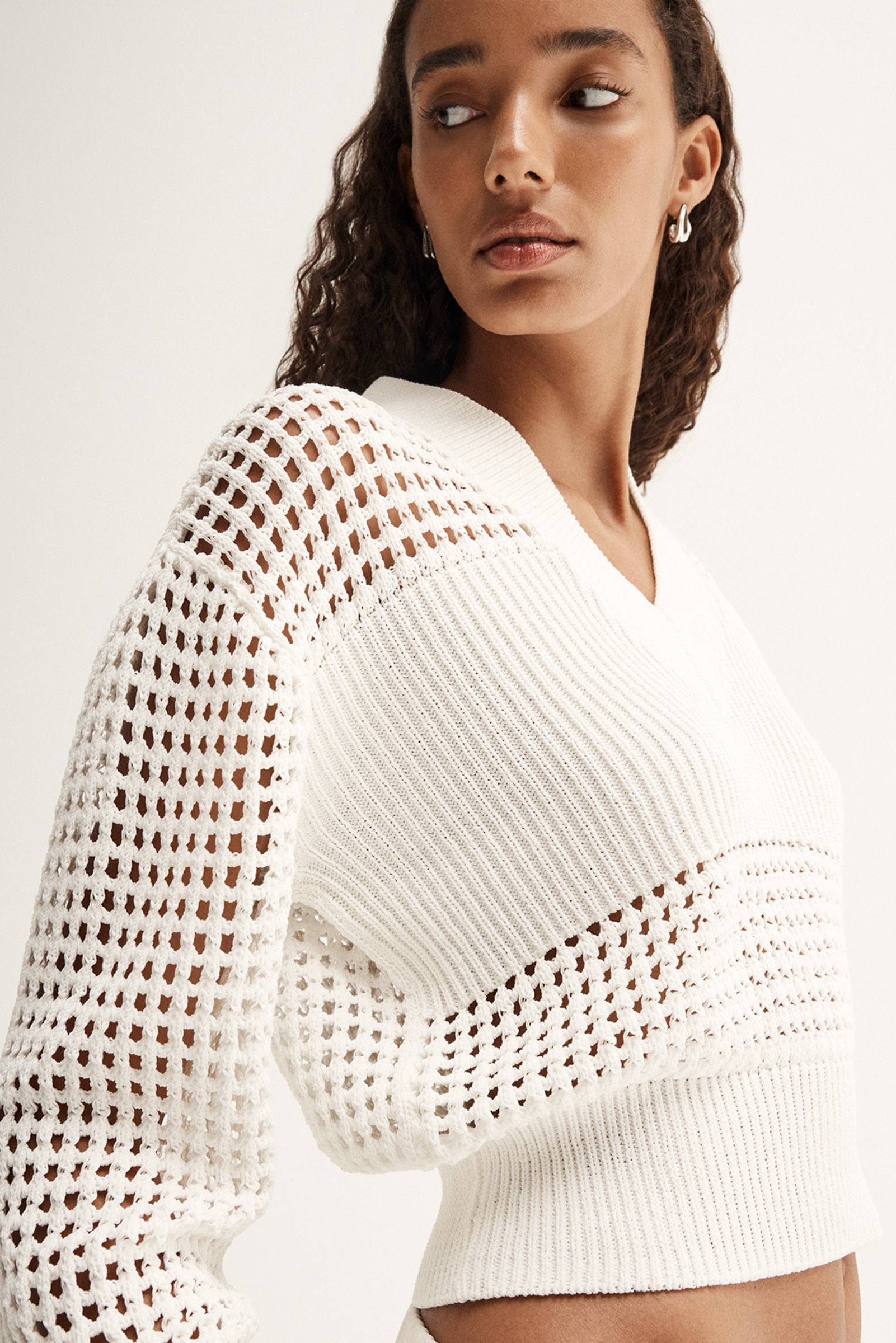 Aria Jumper - White