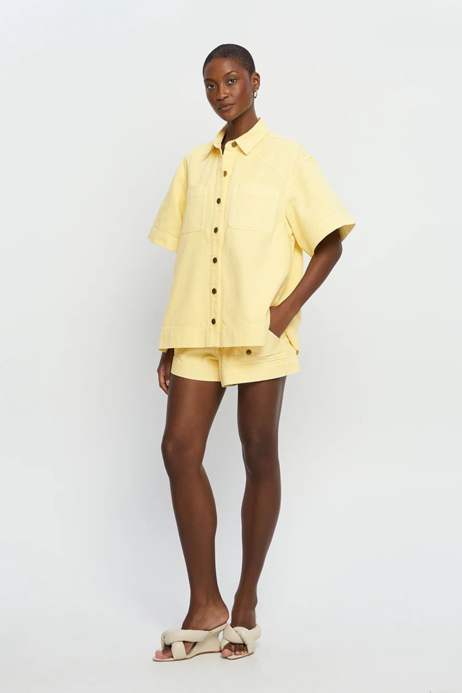 Paloma Denim Shirt - Butter