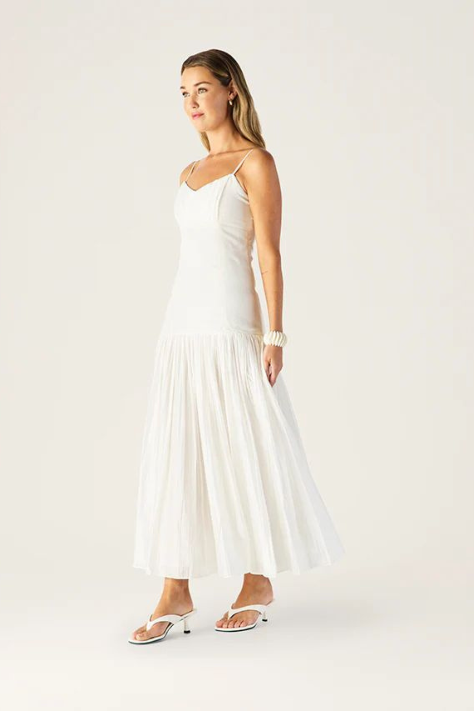 Serafina Maxi Dress - Ecru
