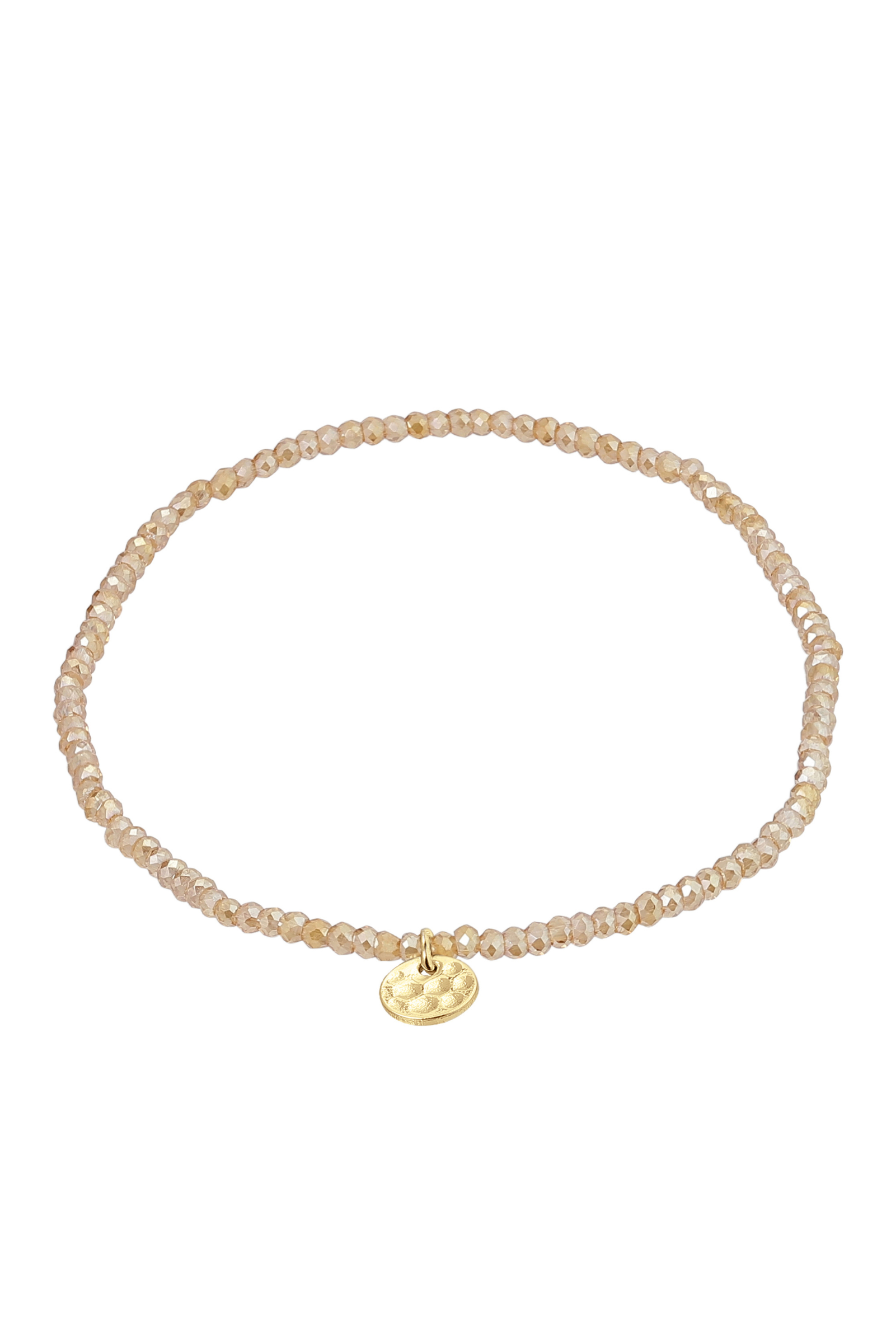 Indie Bracelet - Gold Plated - Peach