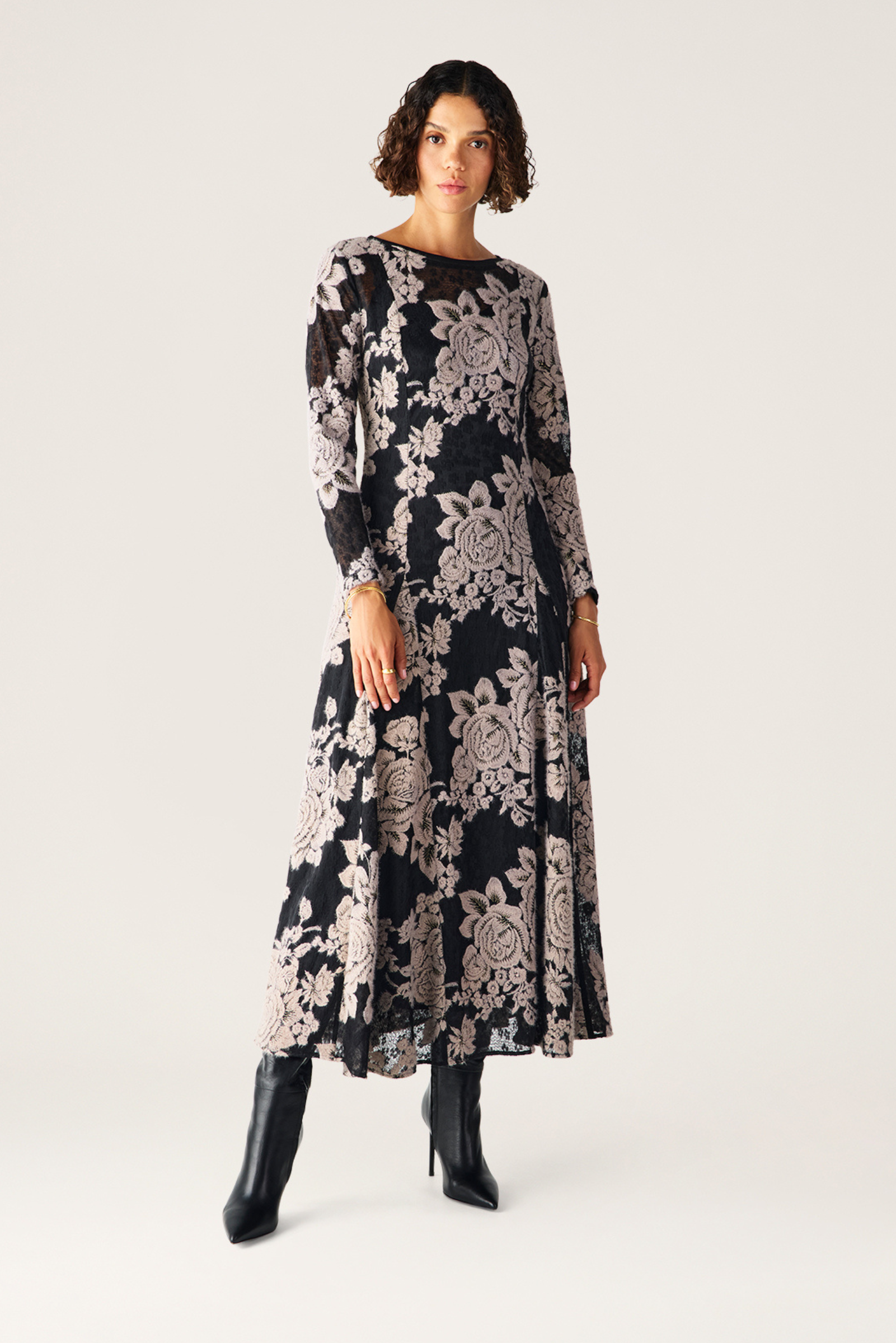 Brigitte Maxi Dress - Black