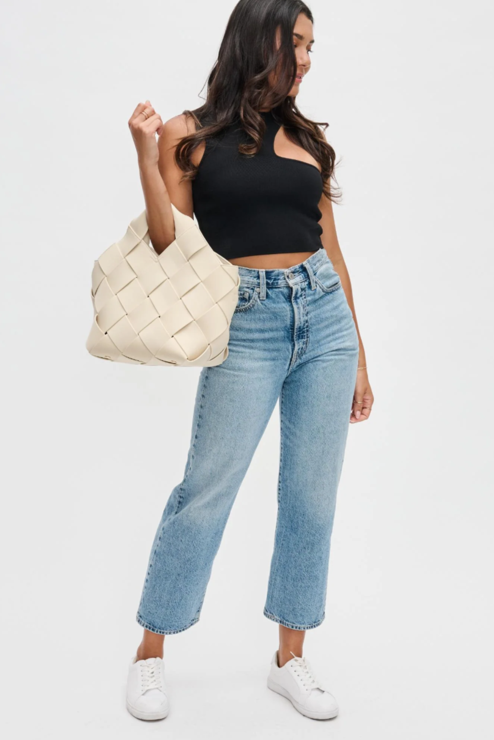 Resilience Woven Neoprene Bag - Cream