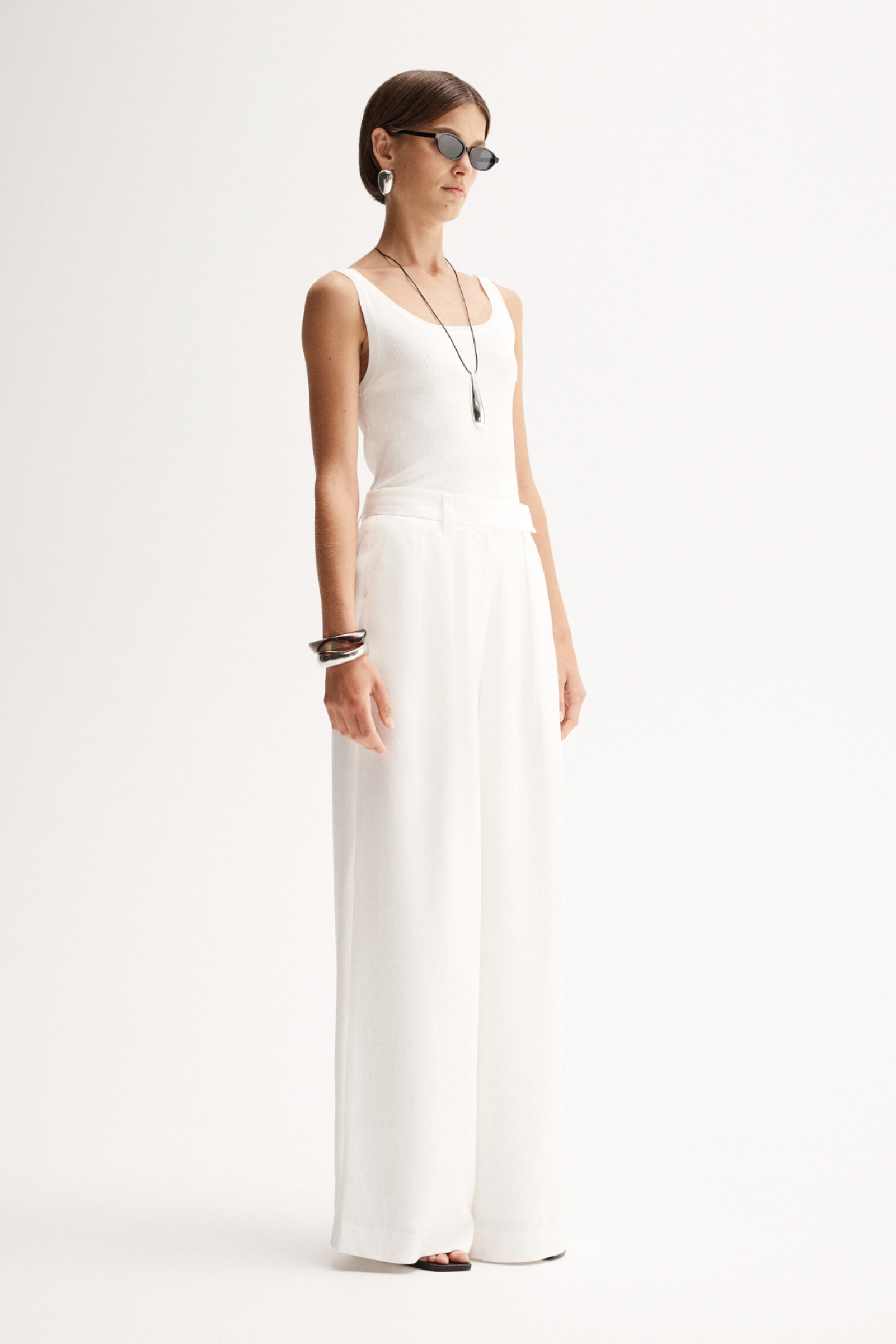 Isabella Pants - White