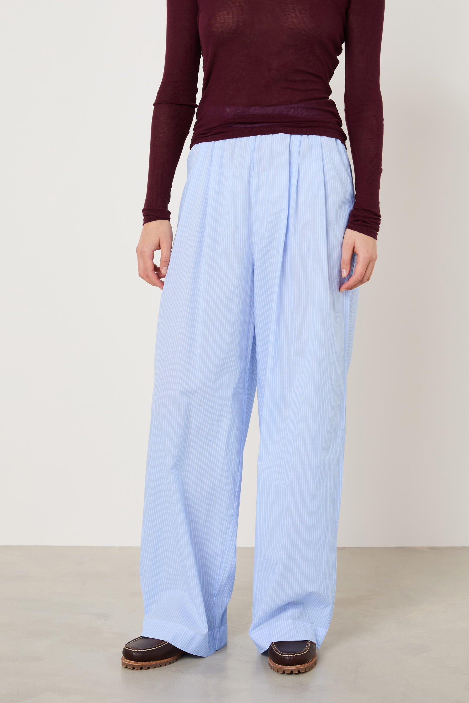 Eluabird Trousers - Blue Stripe