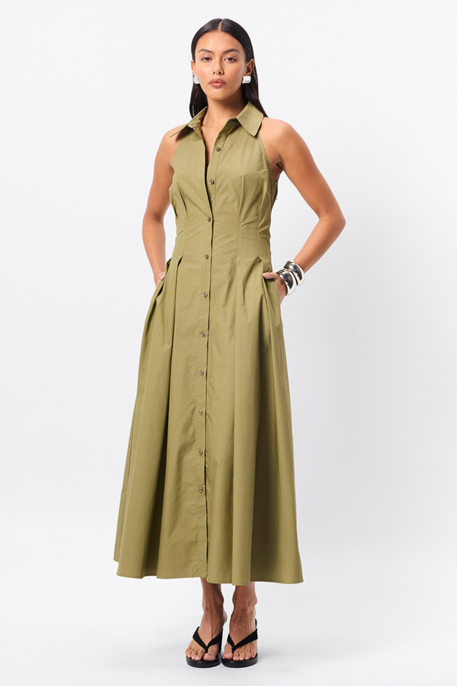 Roam Dress - Olive