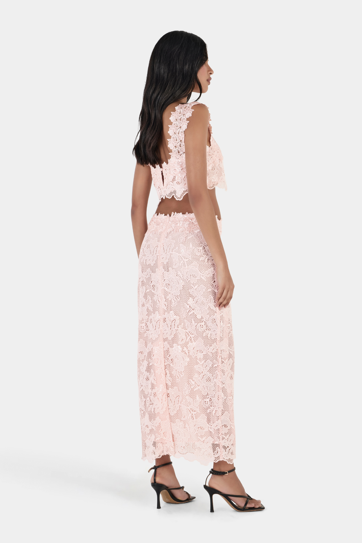 Harriette Midi Skirt - Pink