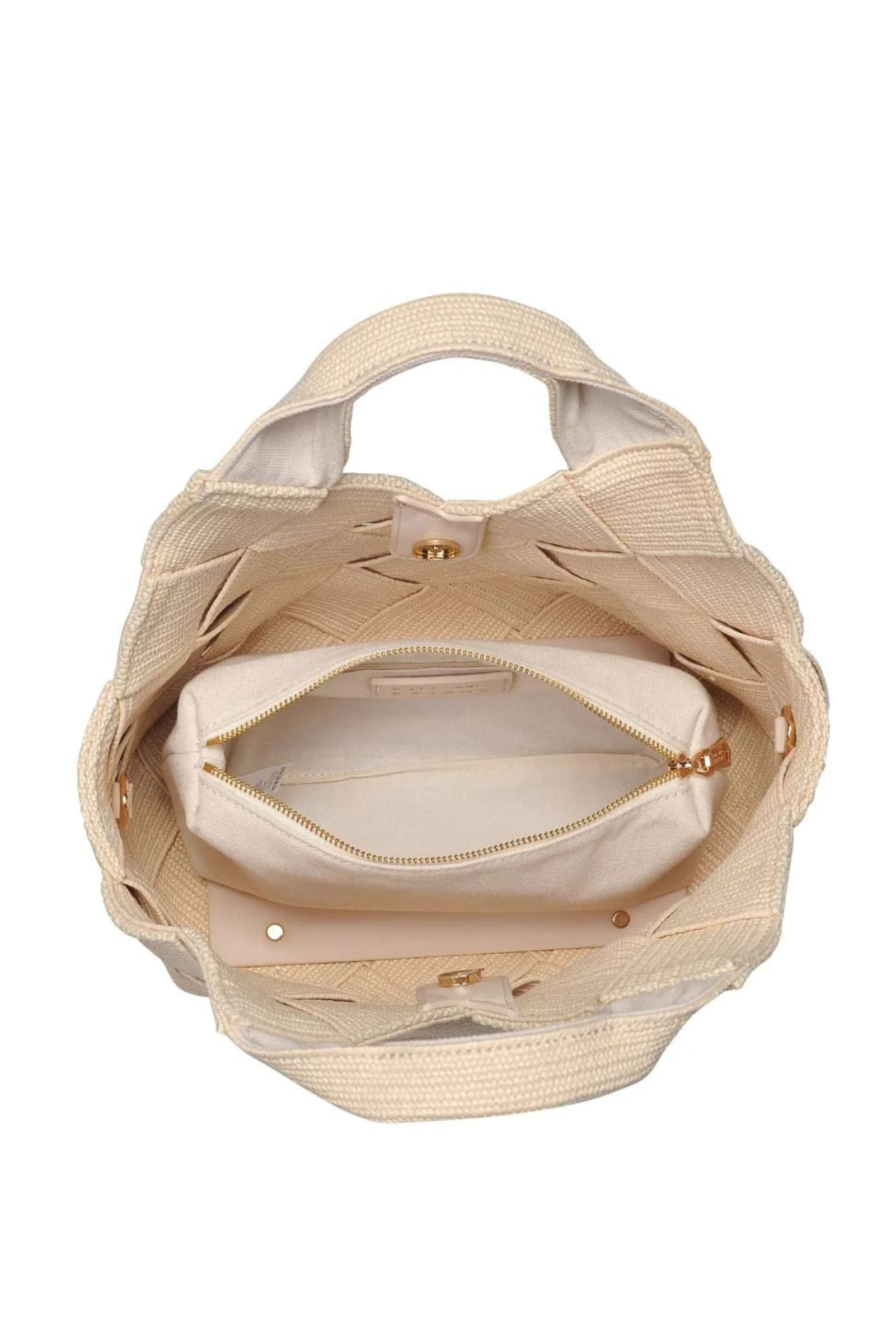 Resilience Woven Straw Bag - Cream