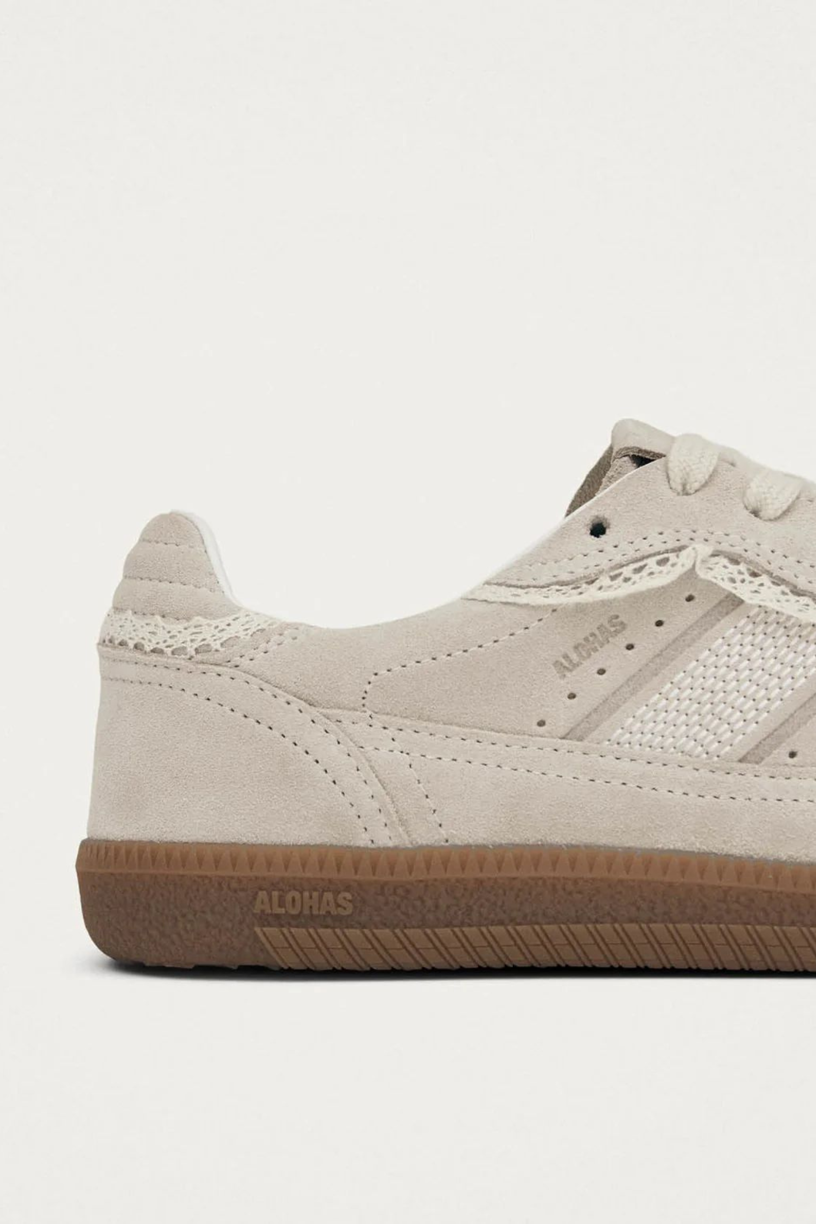 Tb.490 Rife Leather Sneakers - Crochet Cream