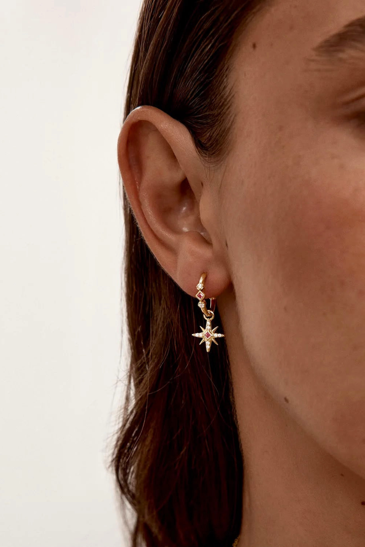 Starry Night Hoops - Gold