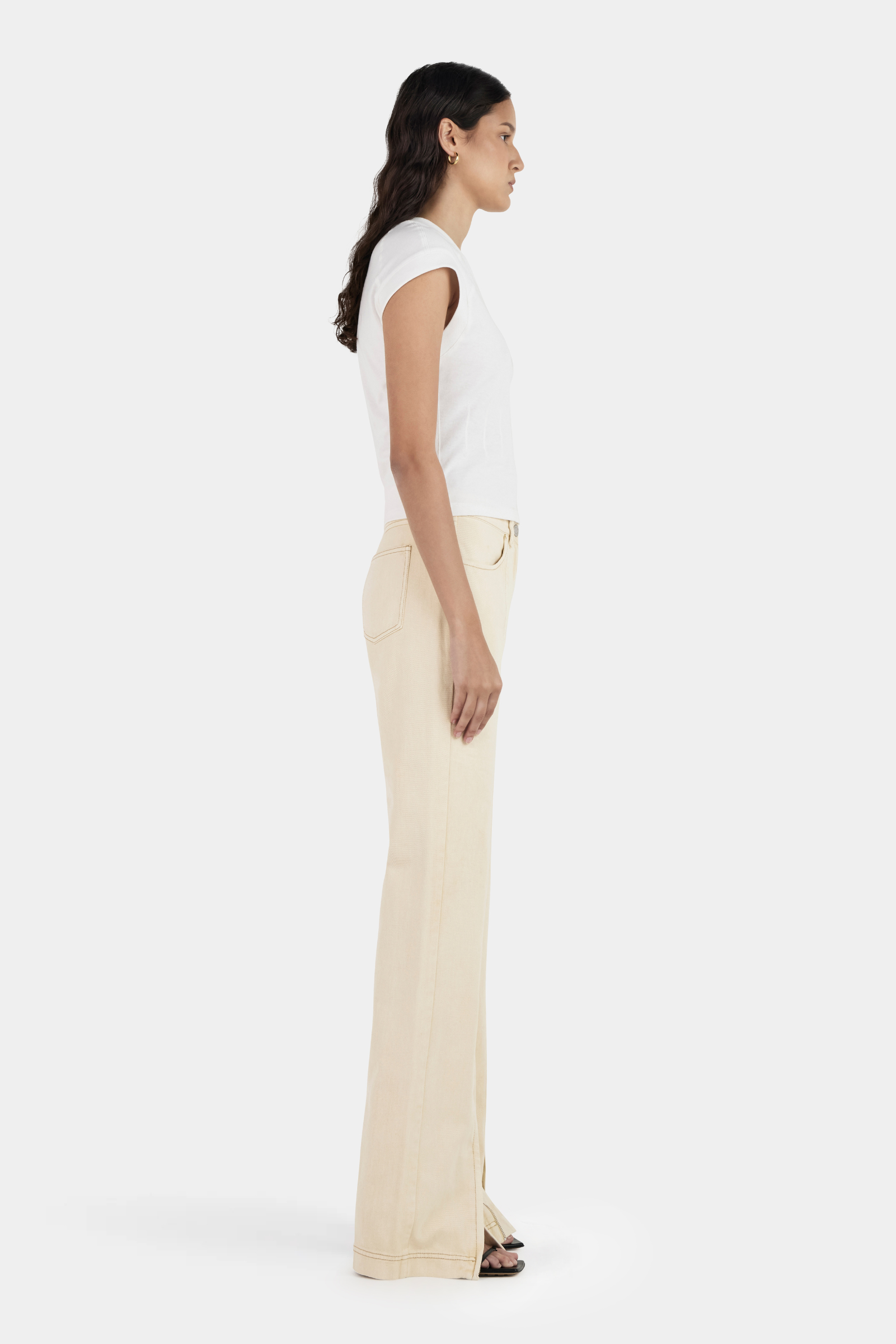 Kendall Denim Jeans - Shortbread