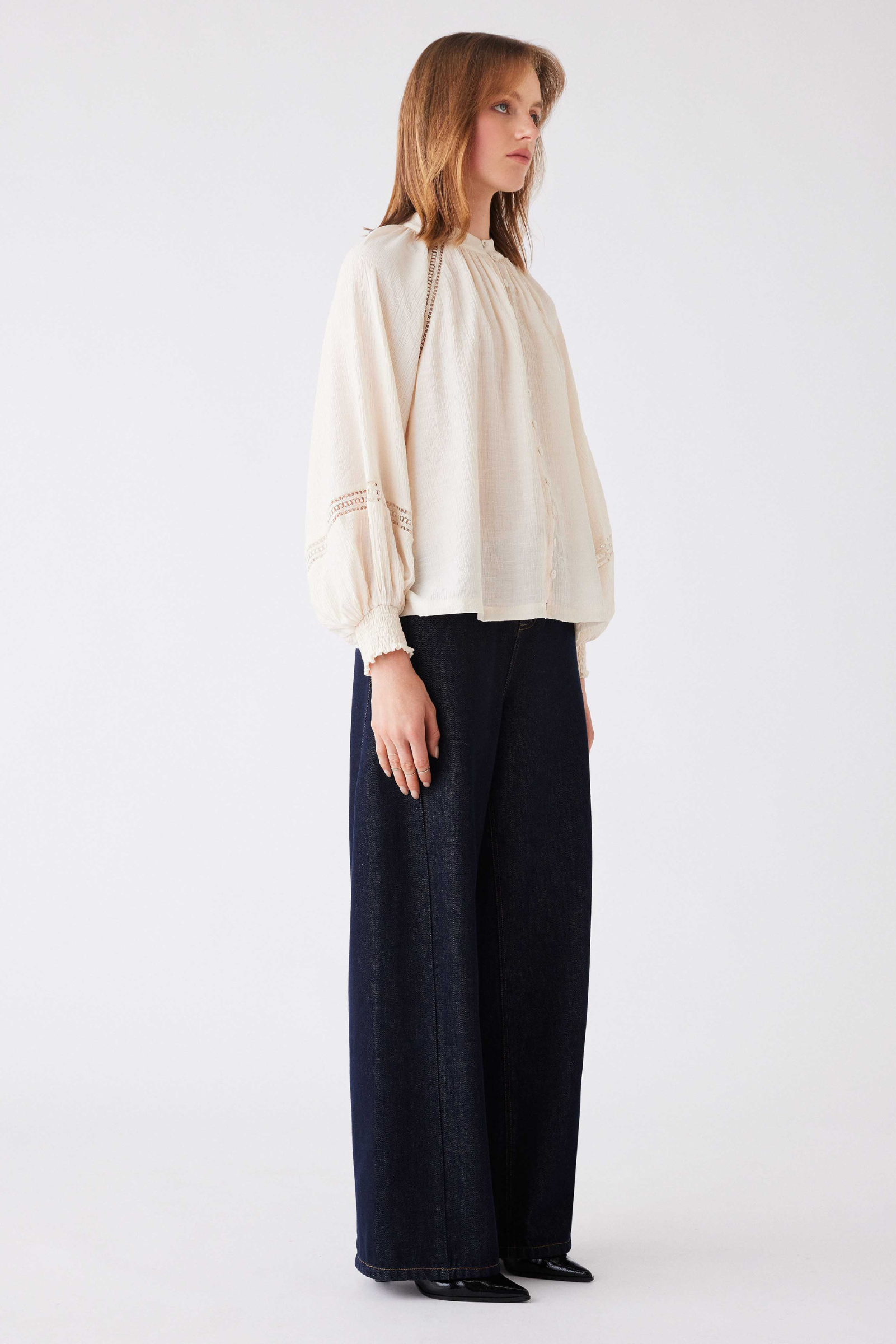 Jupiter Lace Blouse - Ivory