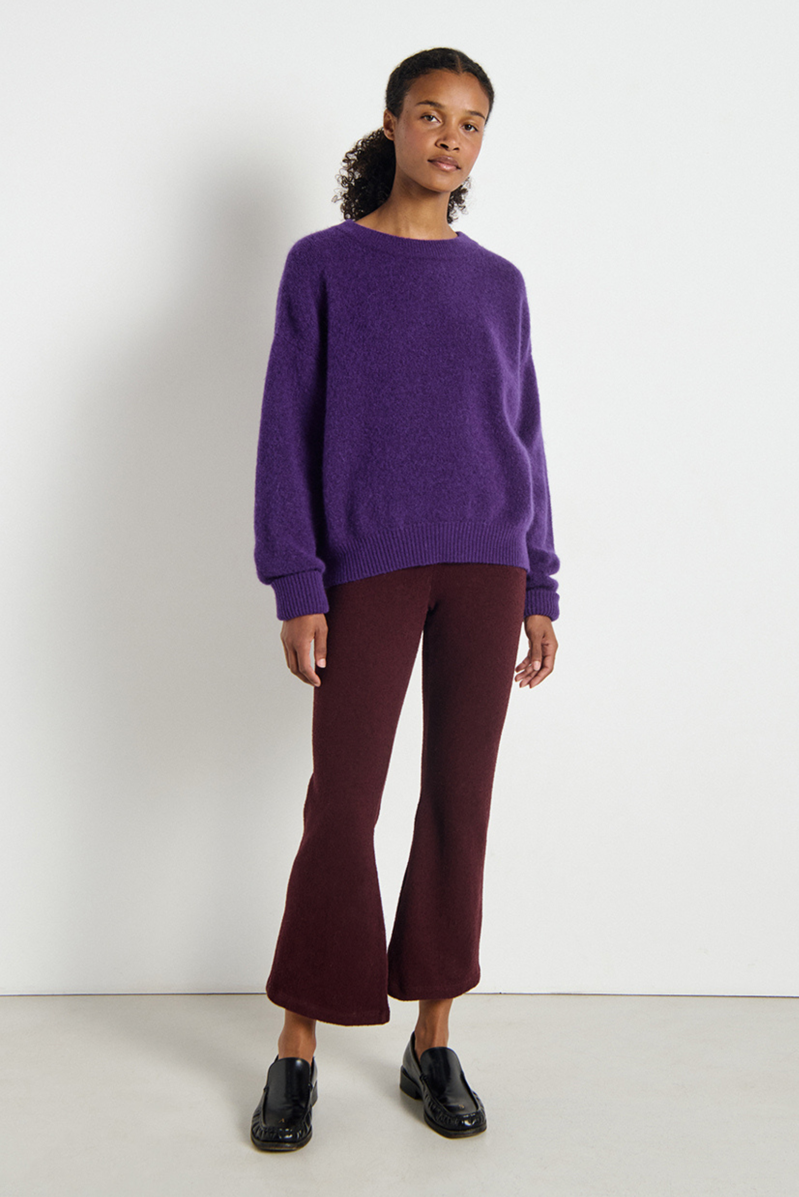 Vitow Jumper - Eggplant