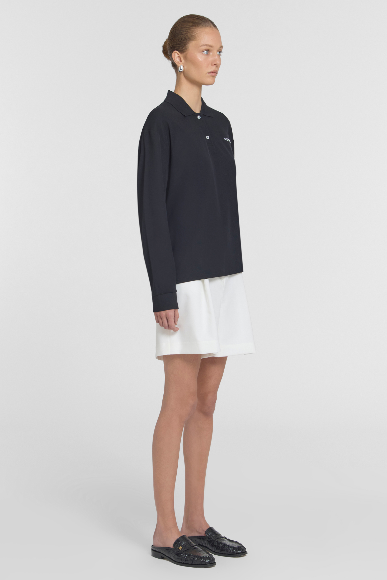 Beckett Polo Knit - Black