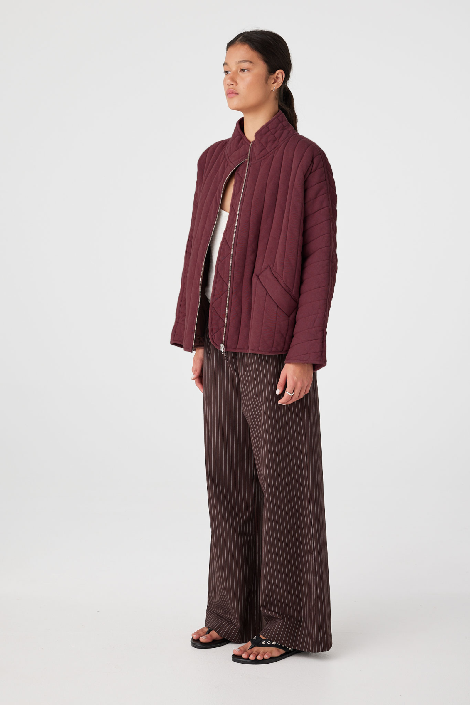 Tessa Jacket - Merlot