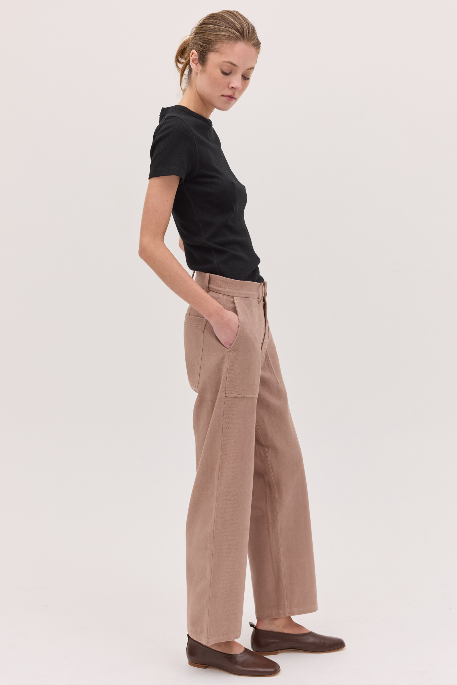 The Wide Leg Jeans - Mocha