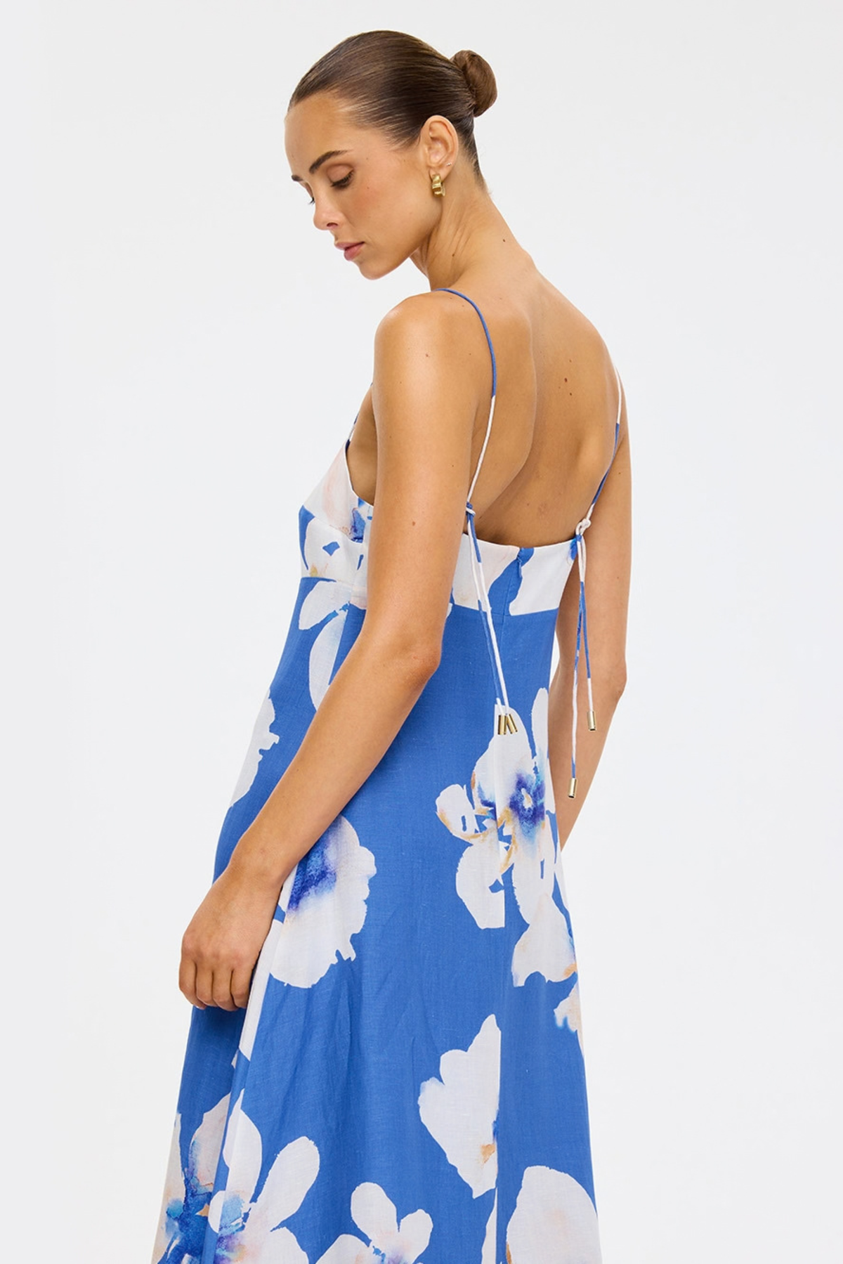Rowena Strappy Maxi Dress - Blue