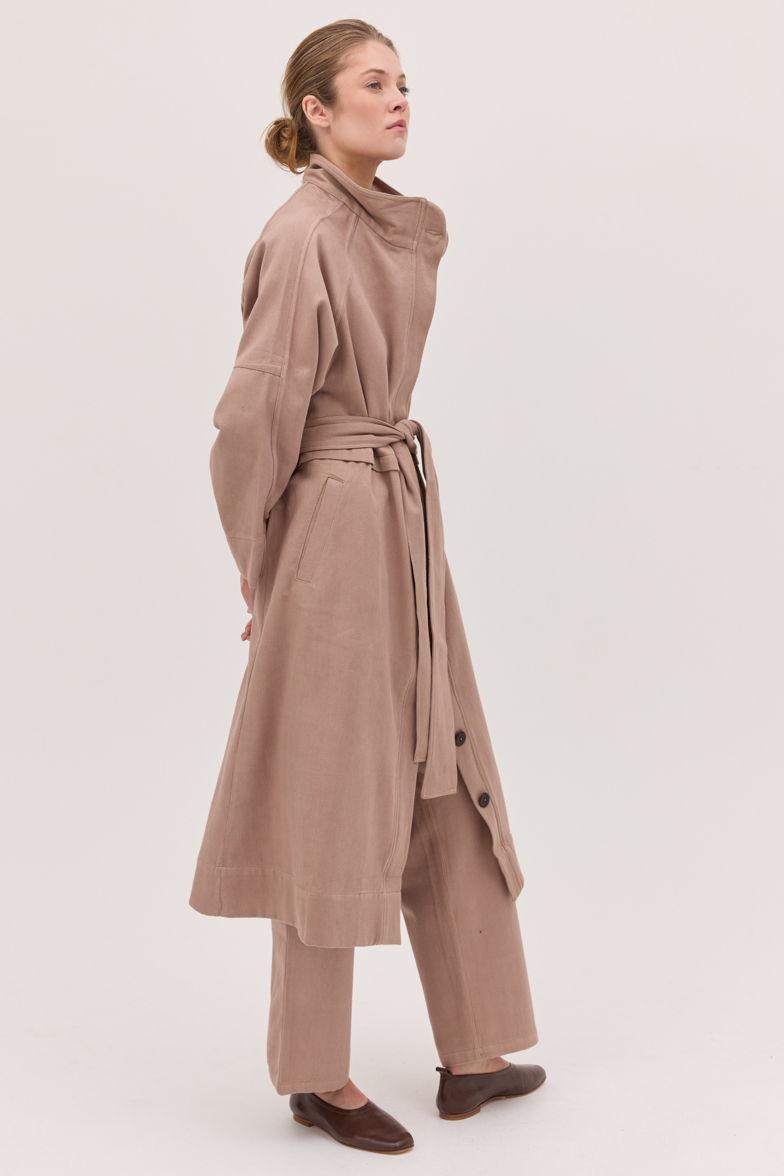 The Denim Trench - Mocha