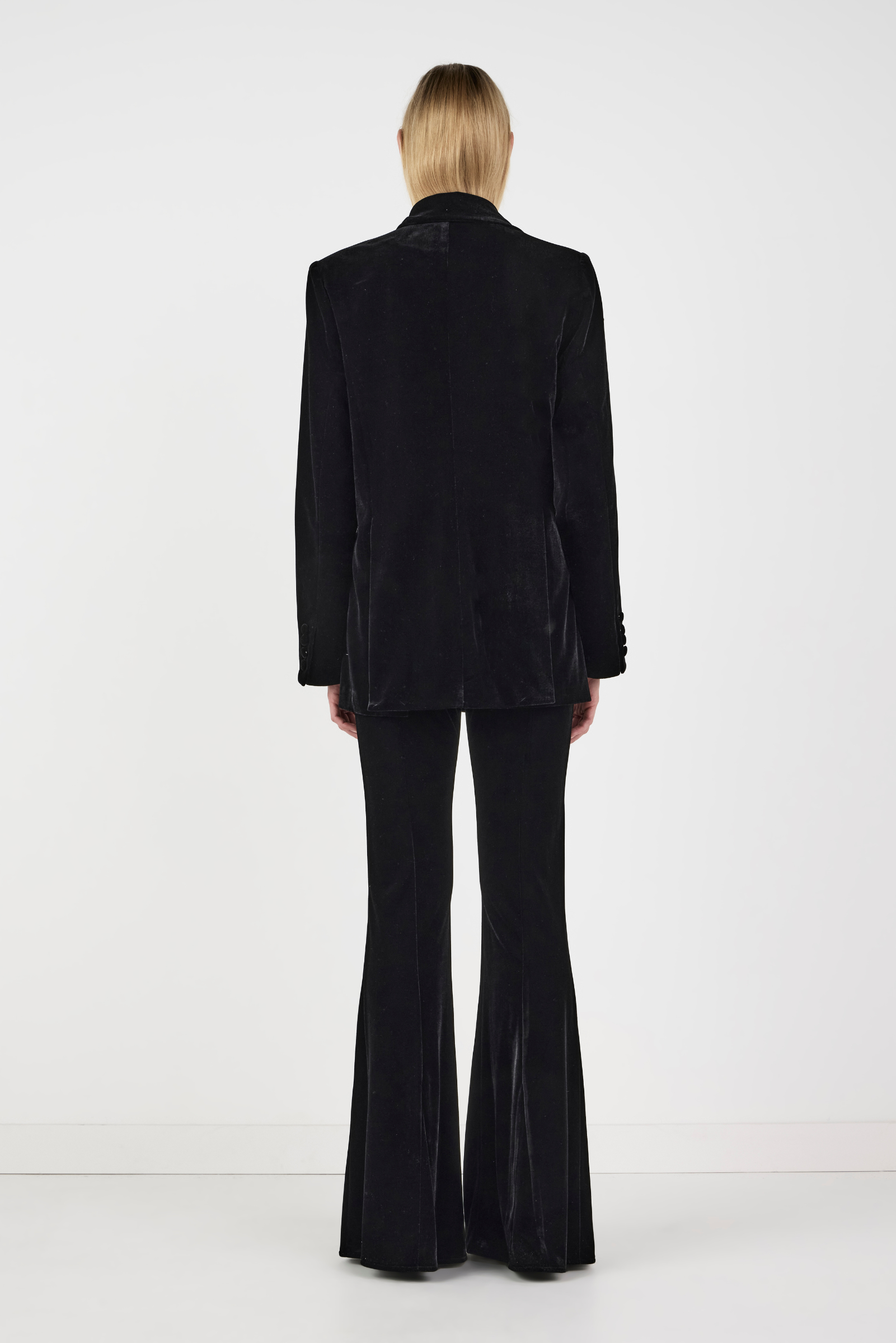 Alistair Velvet Jacket - Black