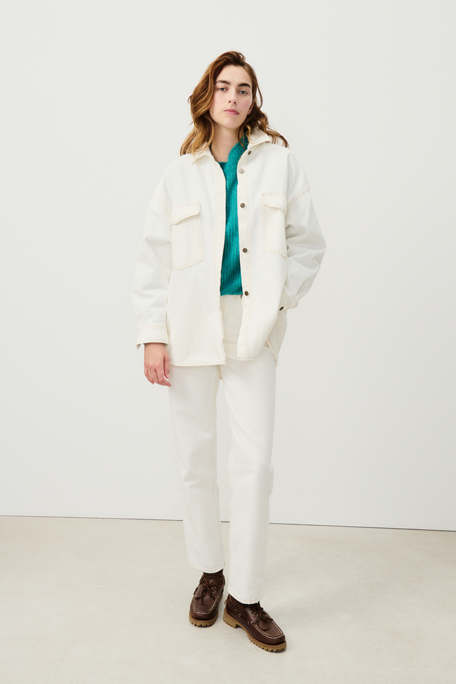 Denim Shirt - Off White