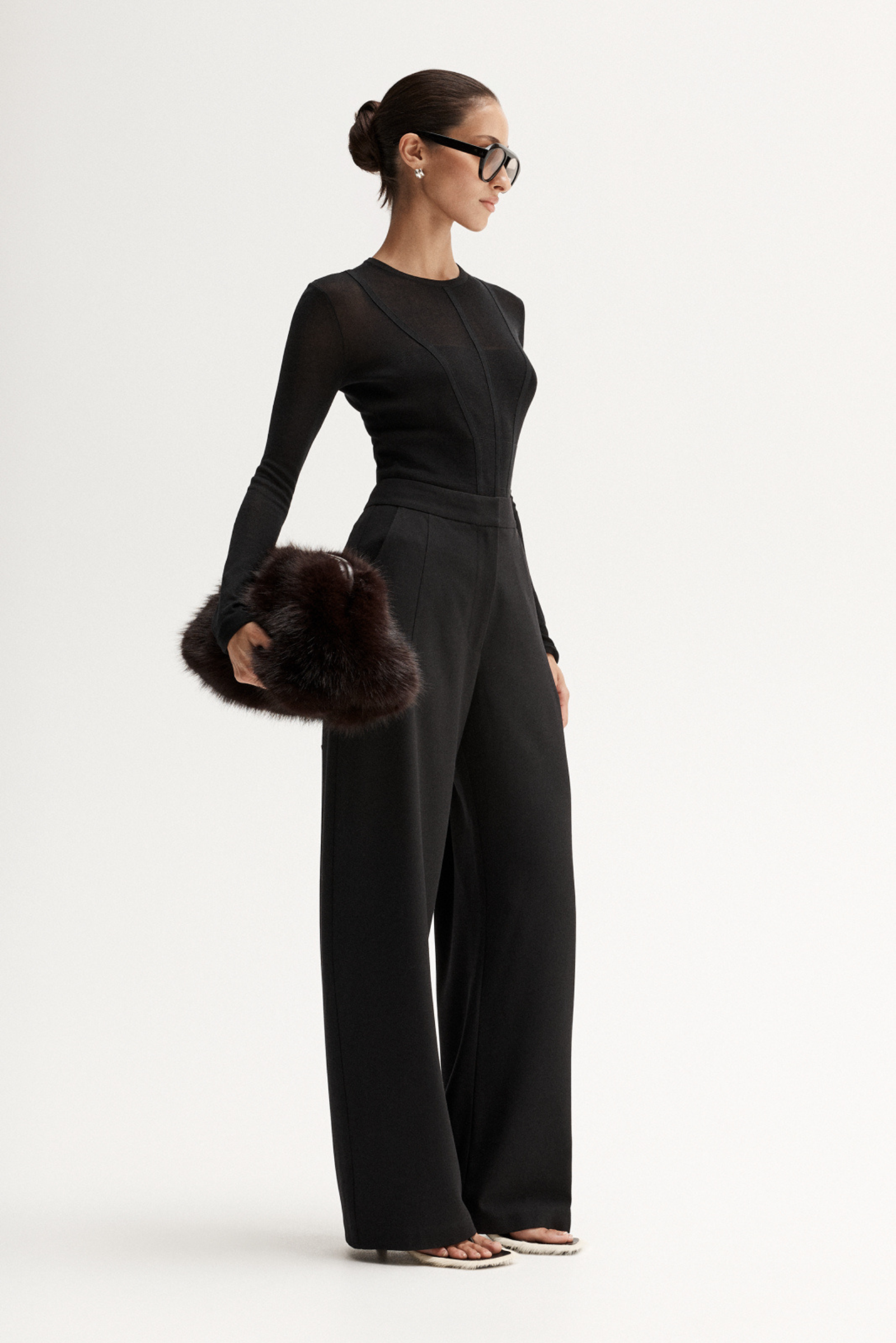 Silia Knit Top - Black
