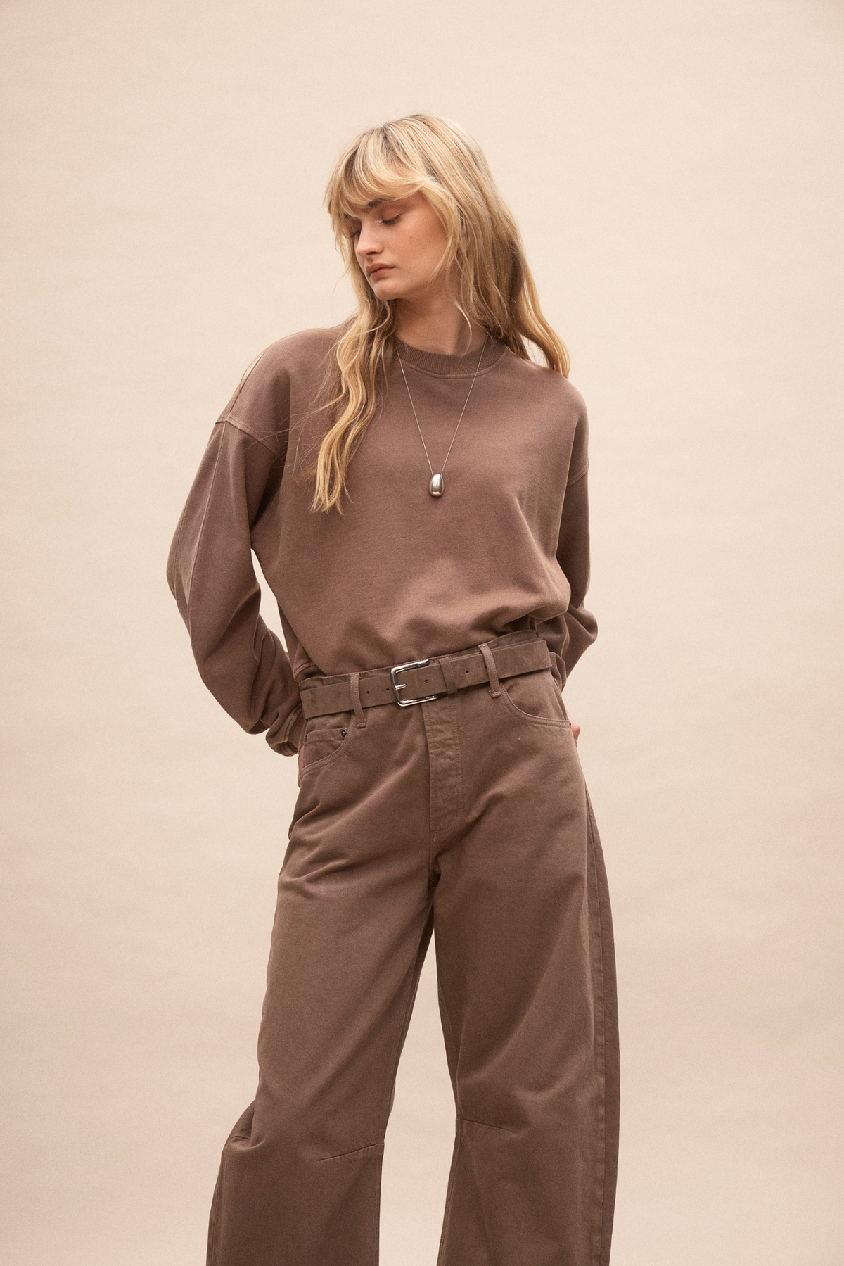 Vera Barrel Jeans - Cinnamon