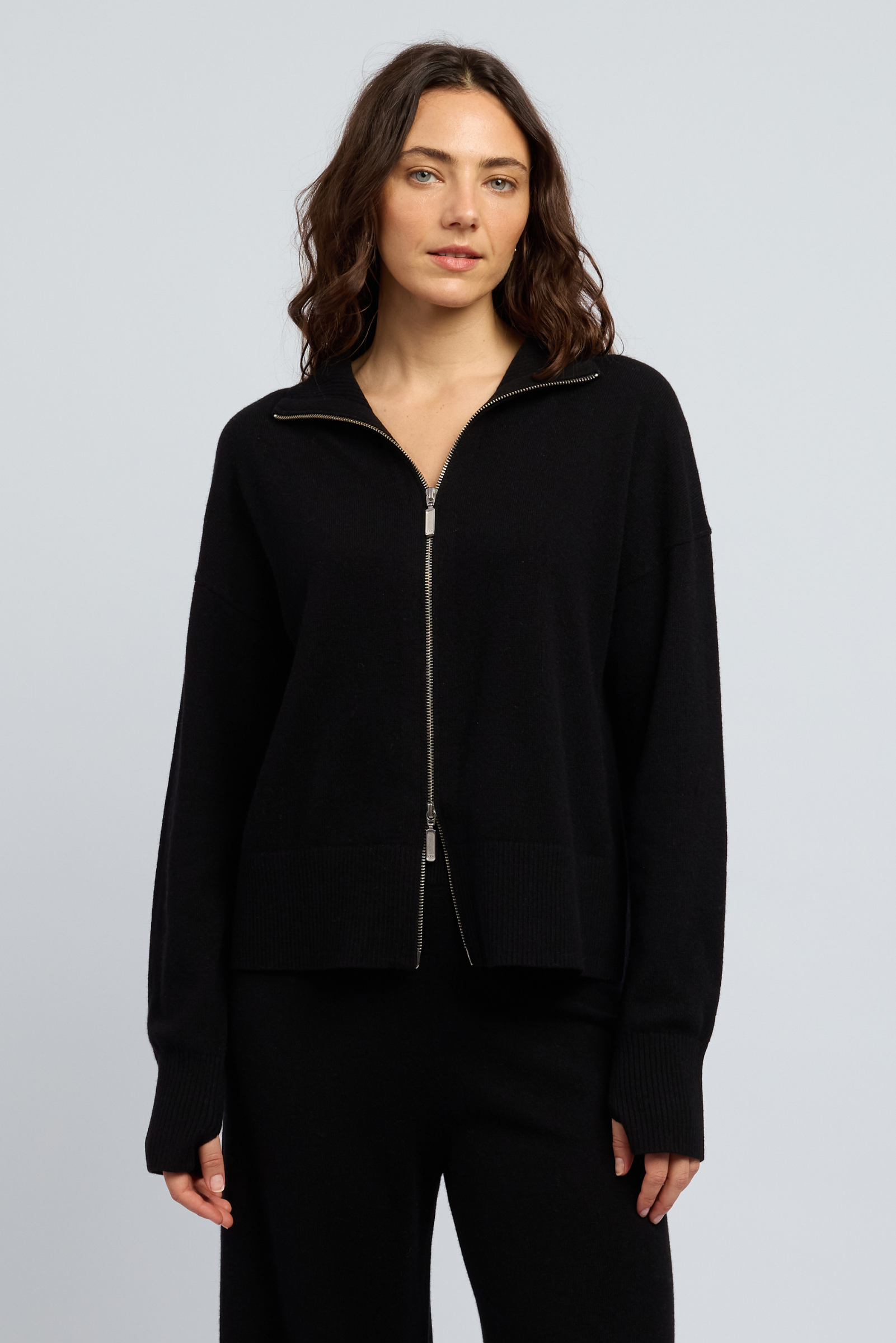 Margot Zip Jacket - Black