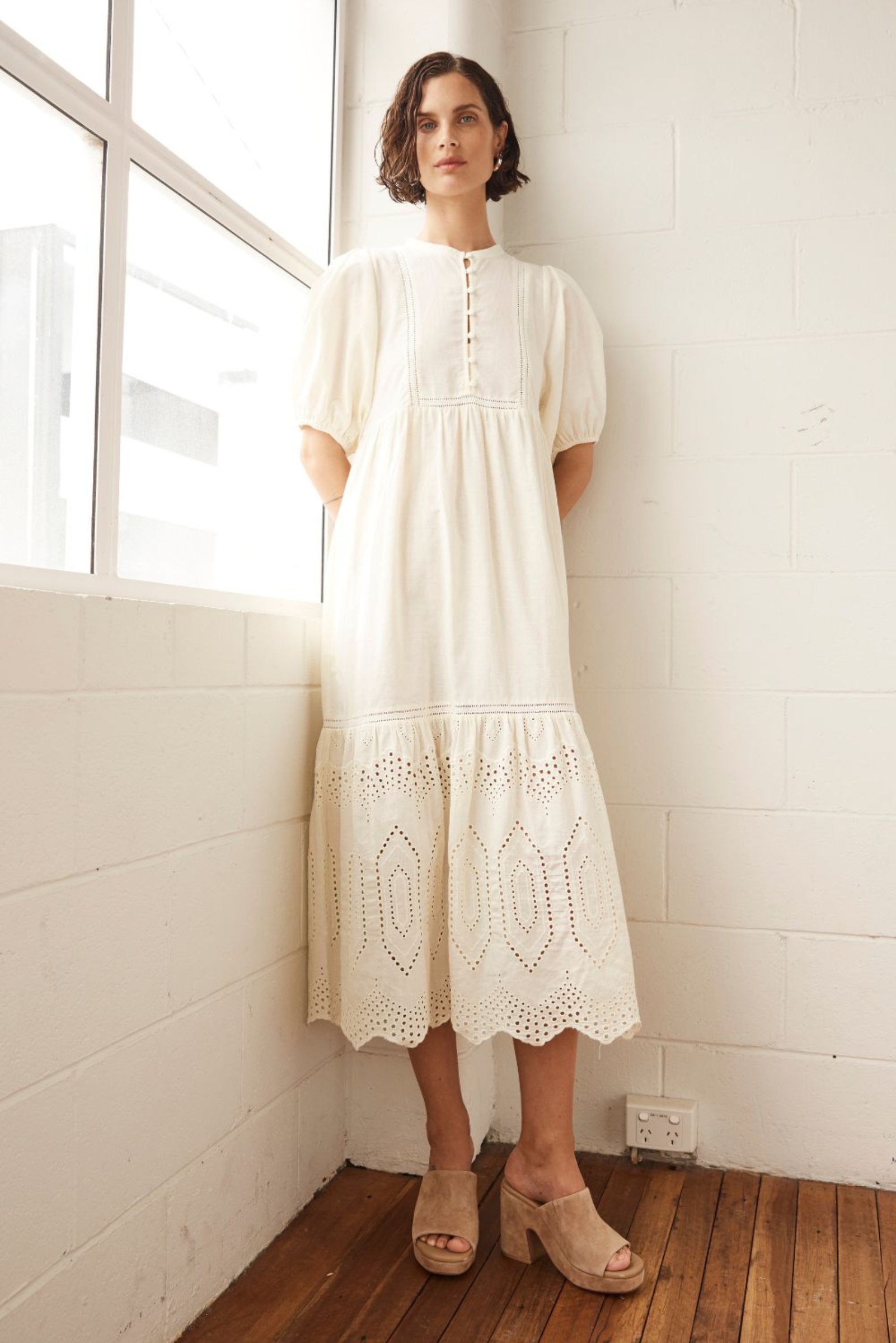 Helm Dress - White