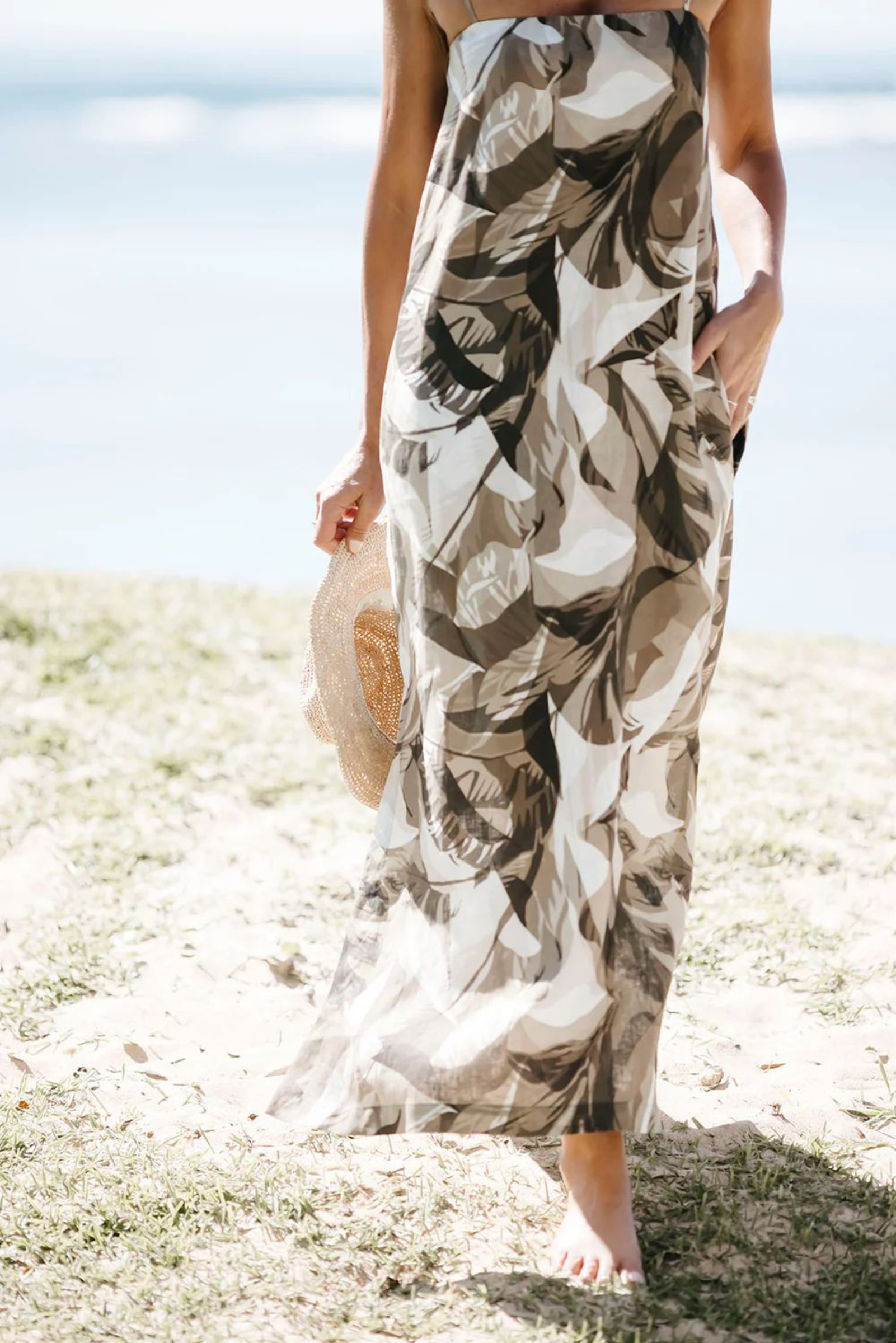 Sun Palm Maxi Dress