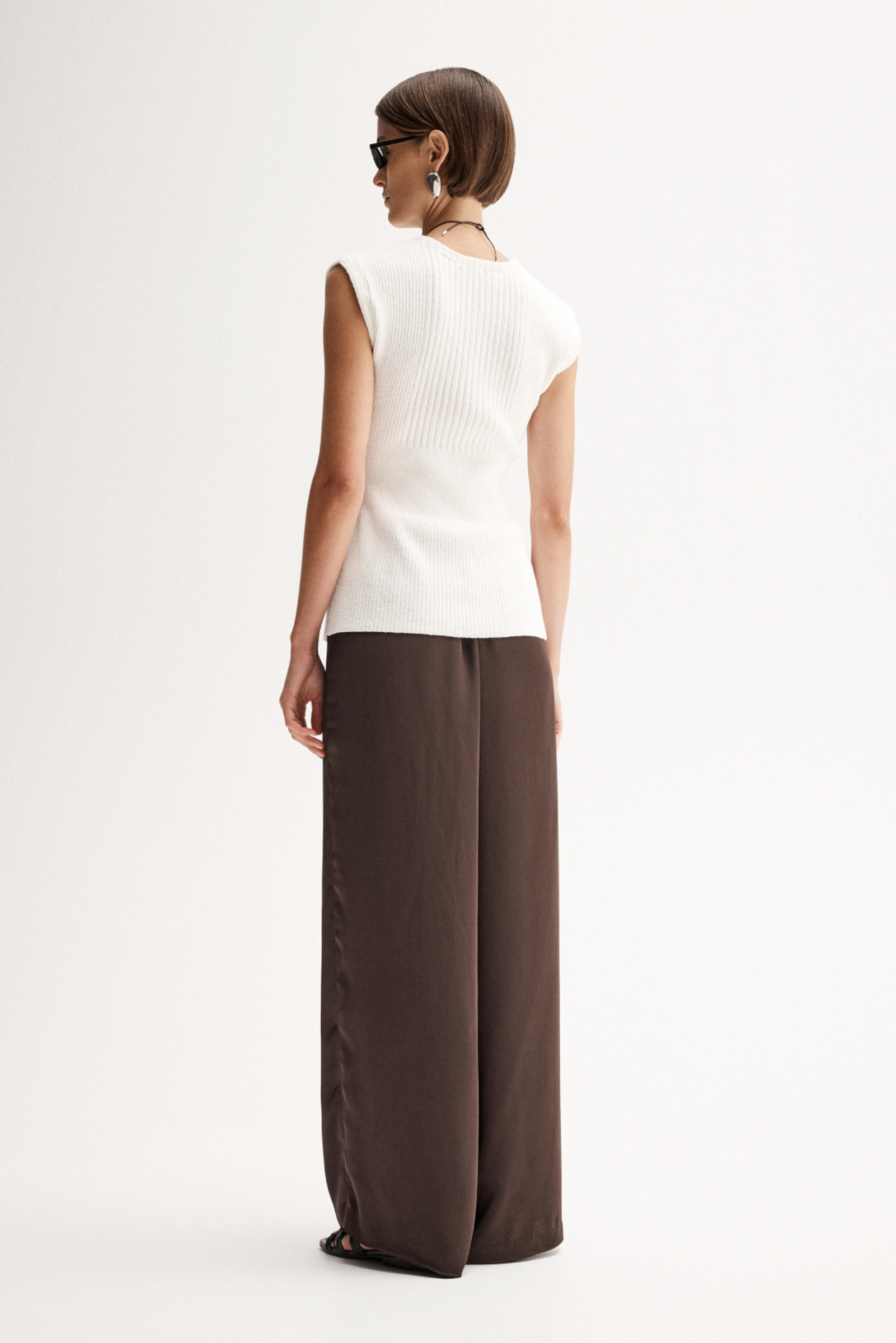 Santori Knit Top - White