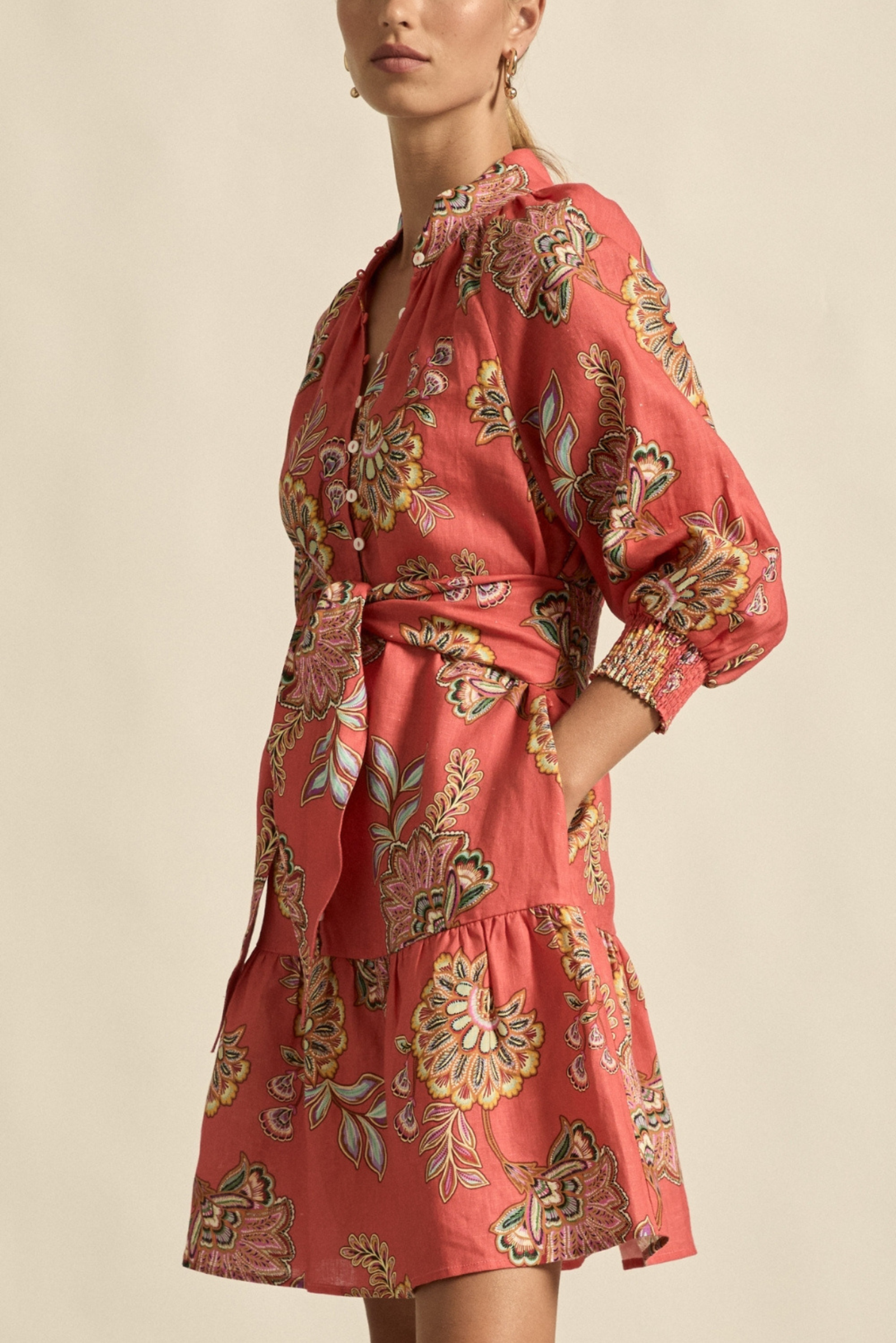Elated Dress - K'gari Melon