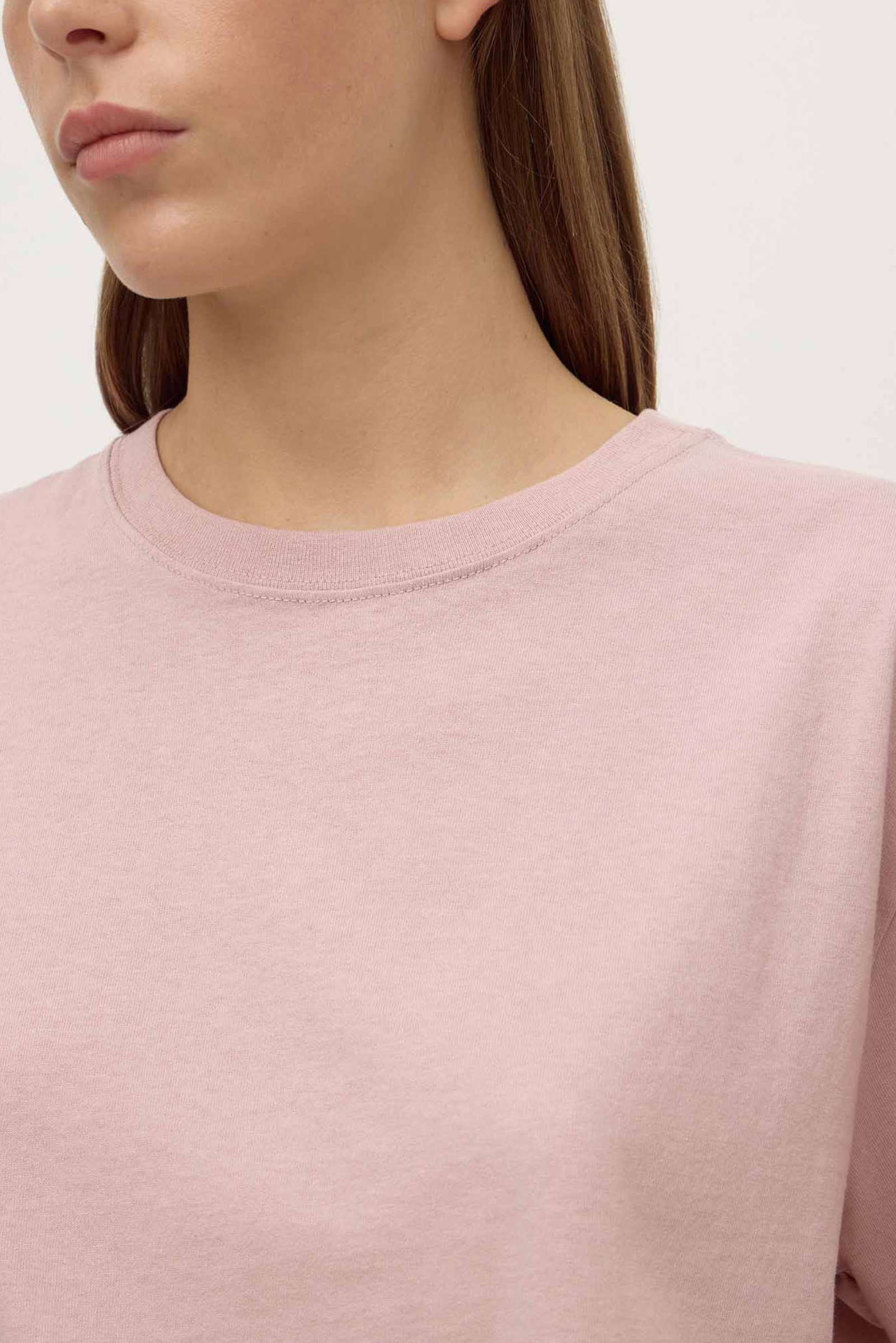 Organic Base Tee - Blush