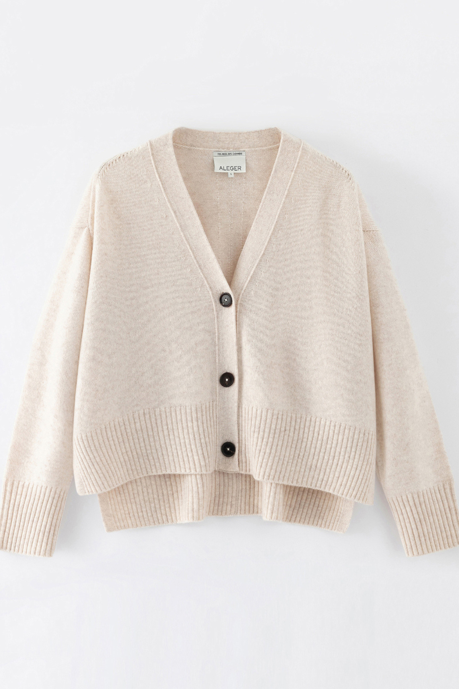 Cashmere Blend Cardigan N.99W - Shell