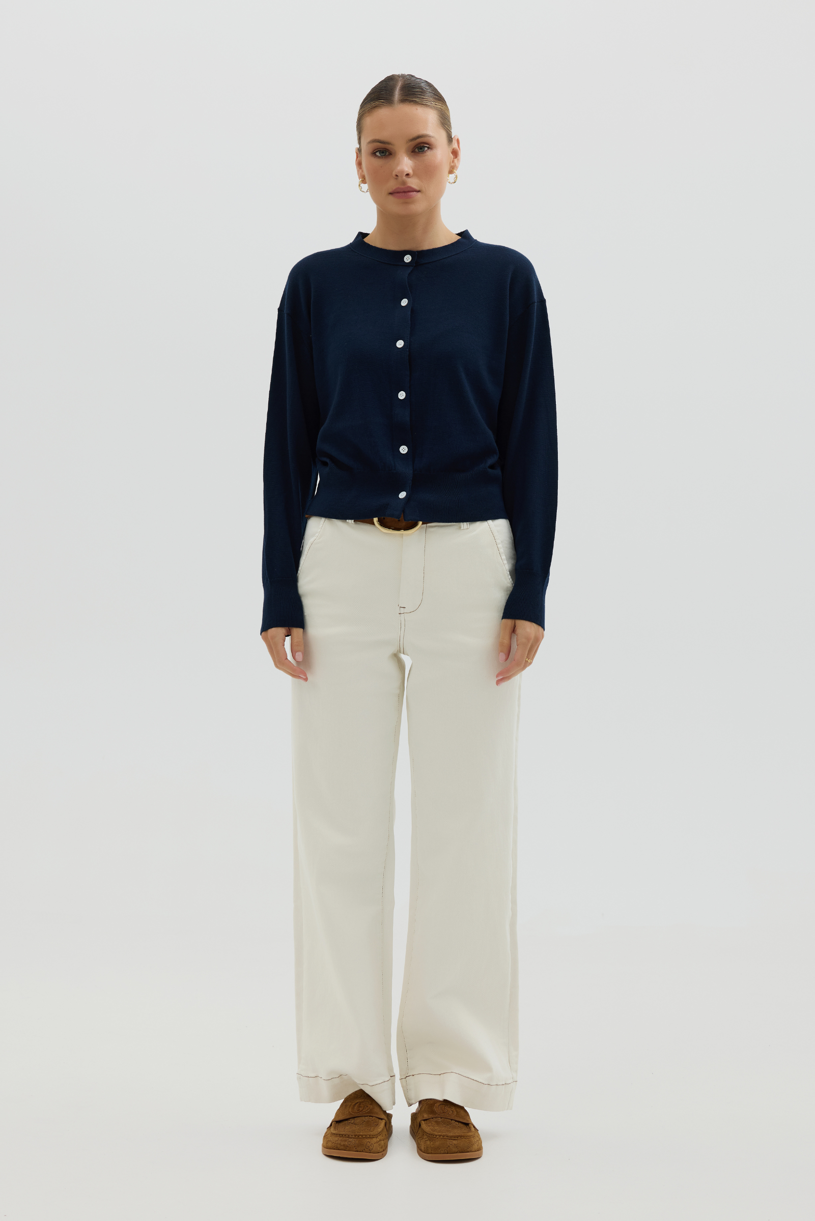 Classic Cardigan - Navy