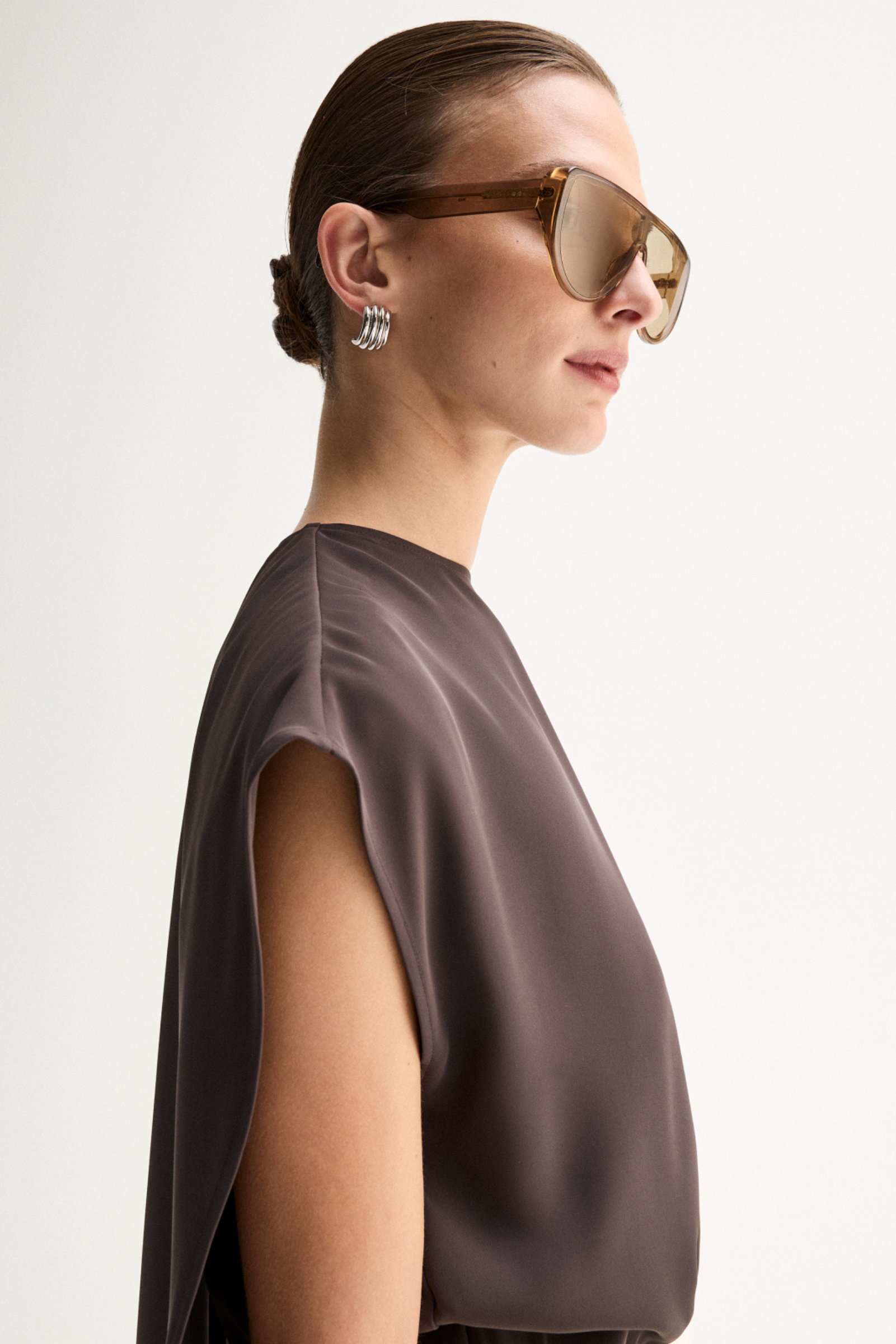 Harper Cape Top - Slate
